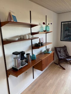 Wall System by Kai Kristiansen for FM Møbler, 1960s, Set of 9