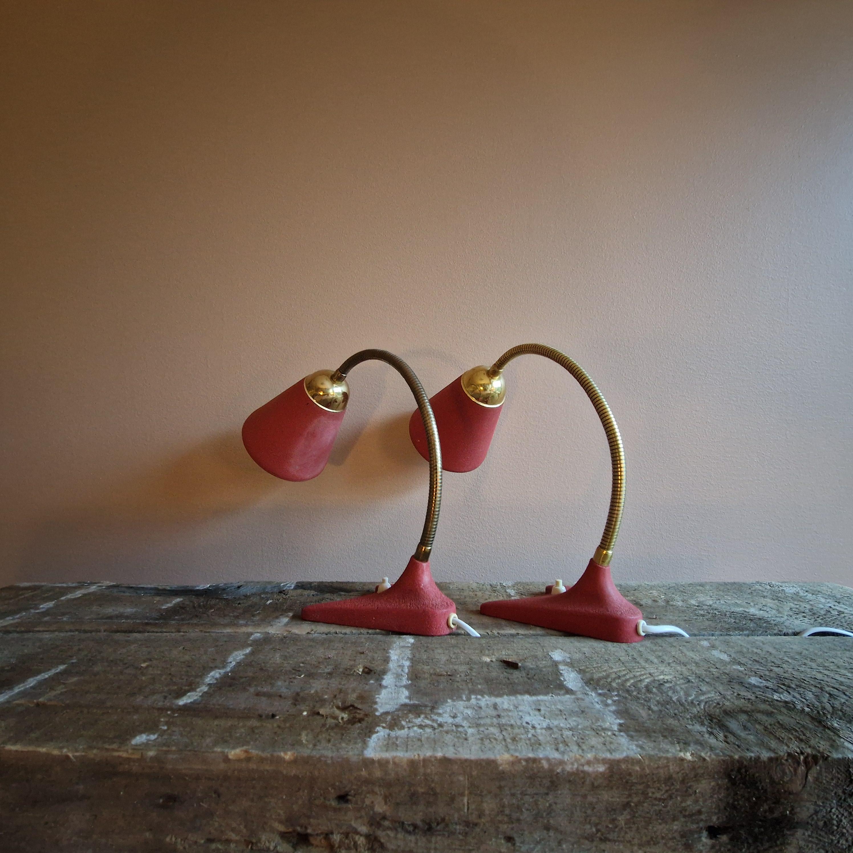 Suédois Lampes murales/de table, EWÅ, Suède, années 1950 en vente