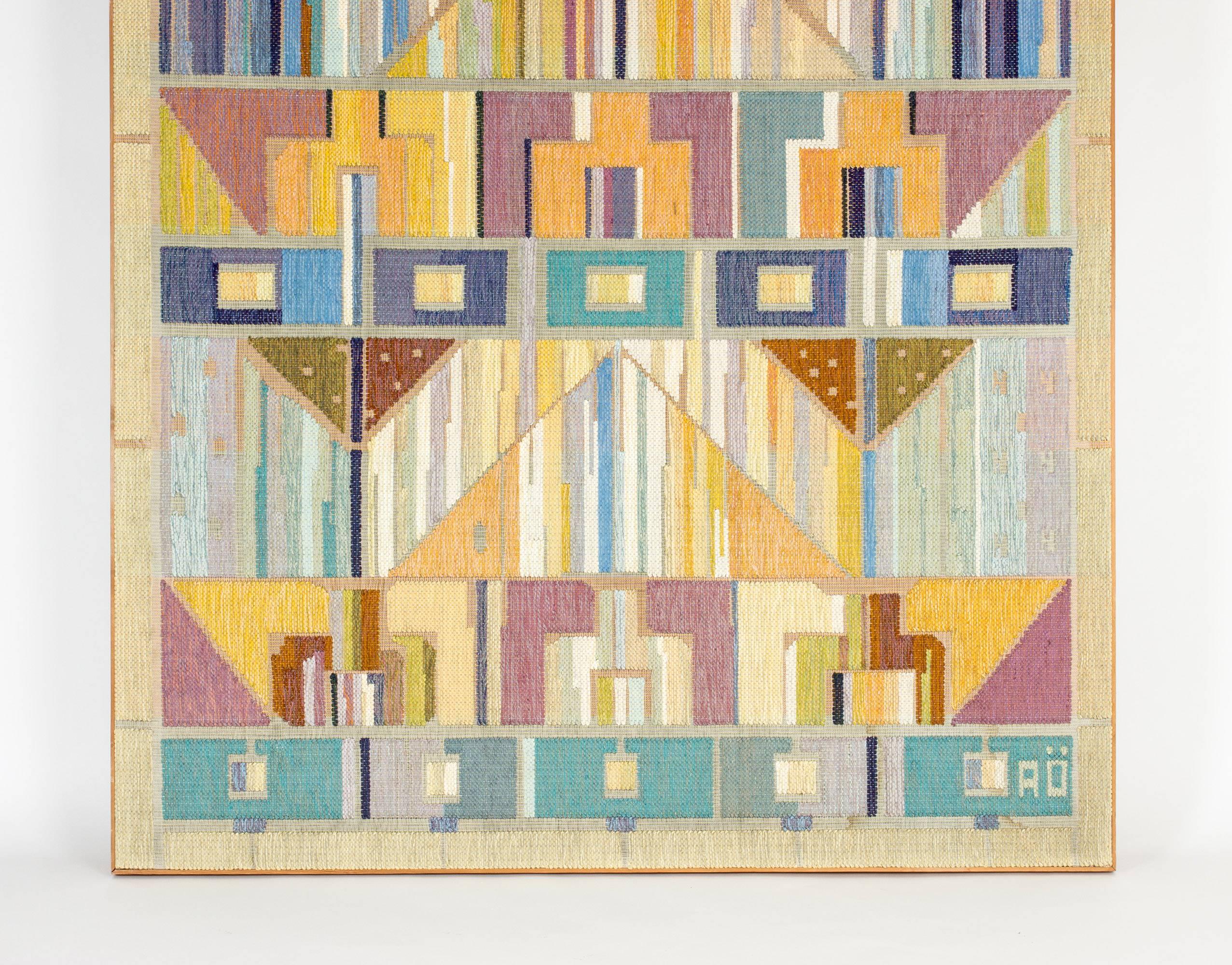 Scandinavian Modern Wall Tapestry by Agda Österberg
