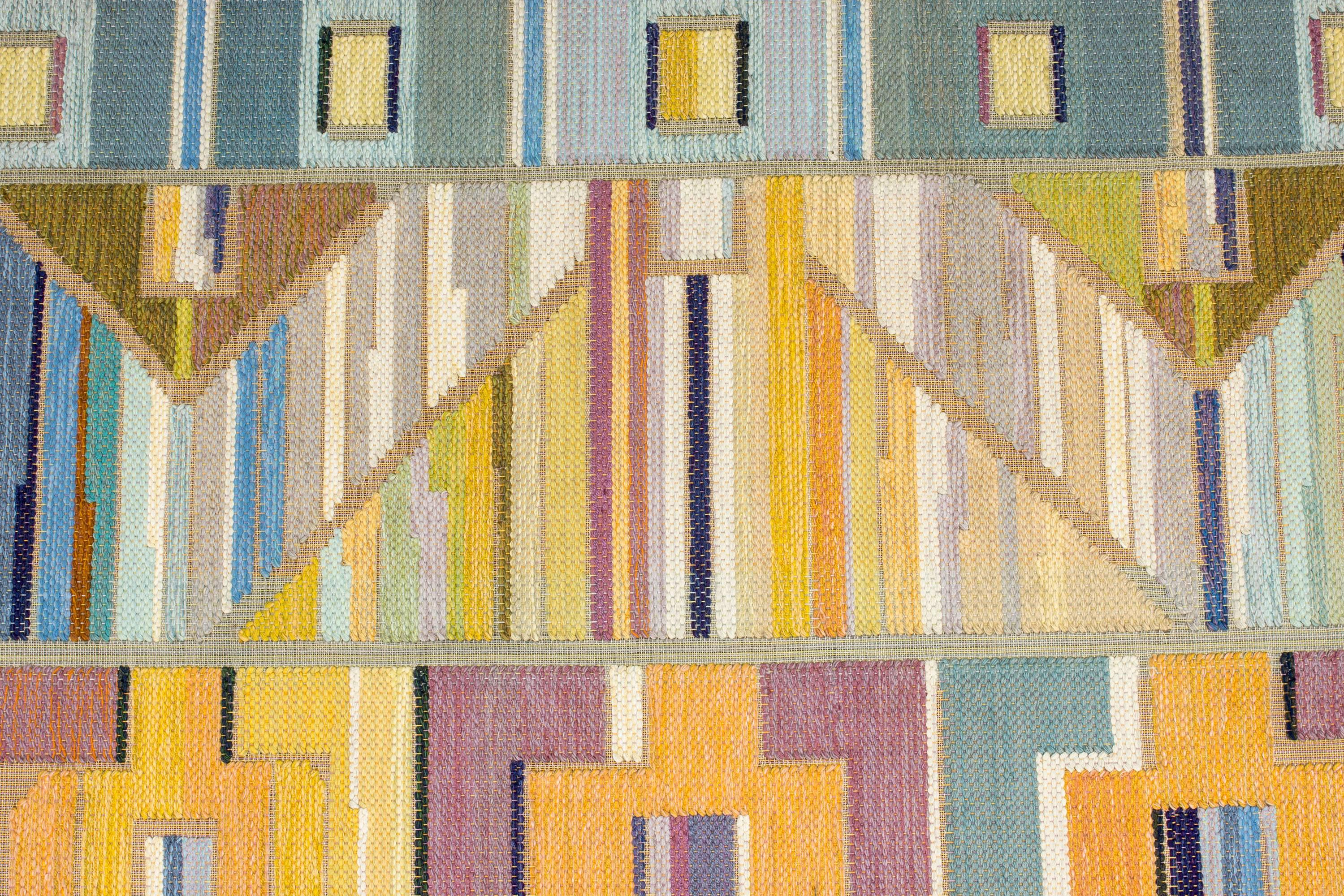 Wool Wall Tapestry by Agda Österberg