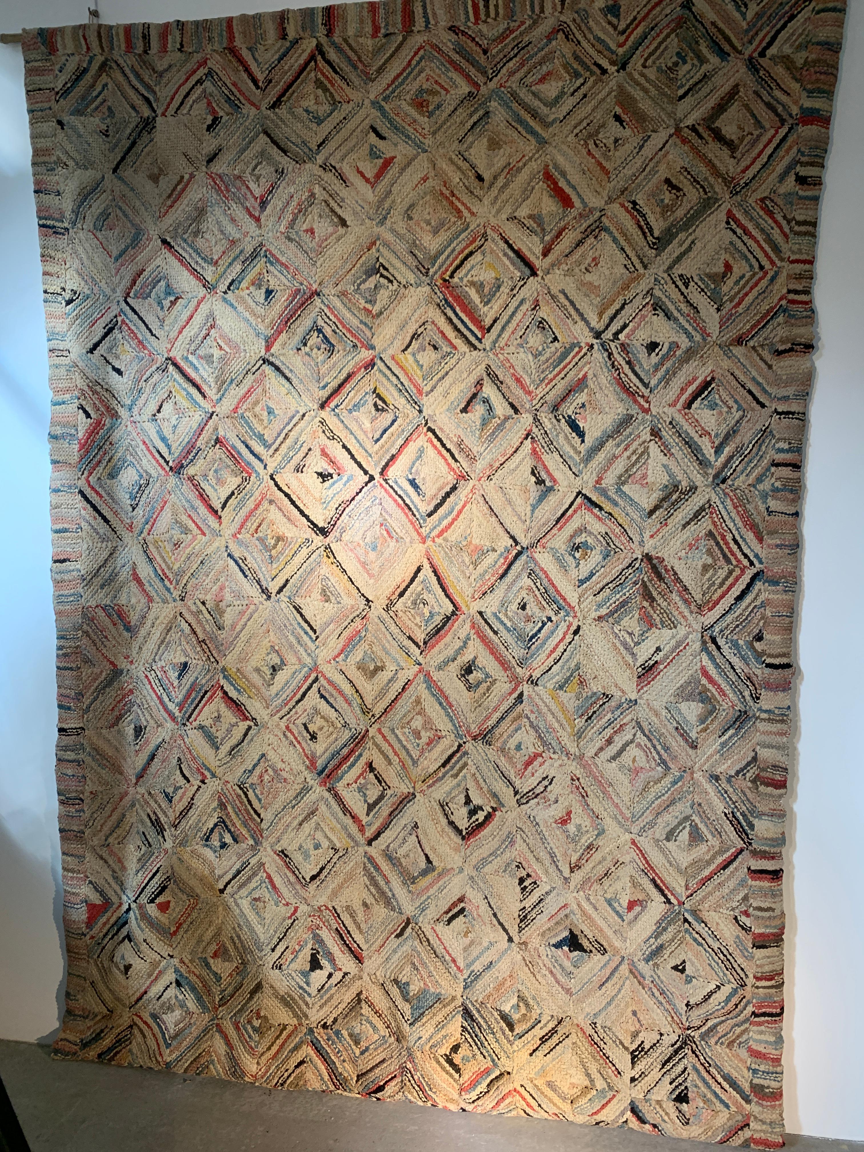 Mid-Century moderno Arazzo da parete, Arte popolare francese, anni '50 in vendita
