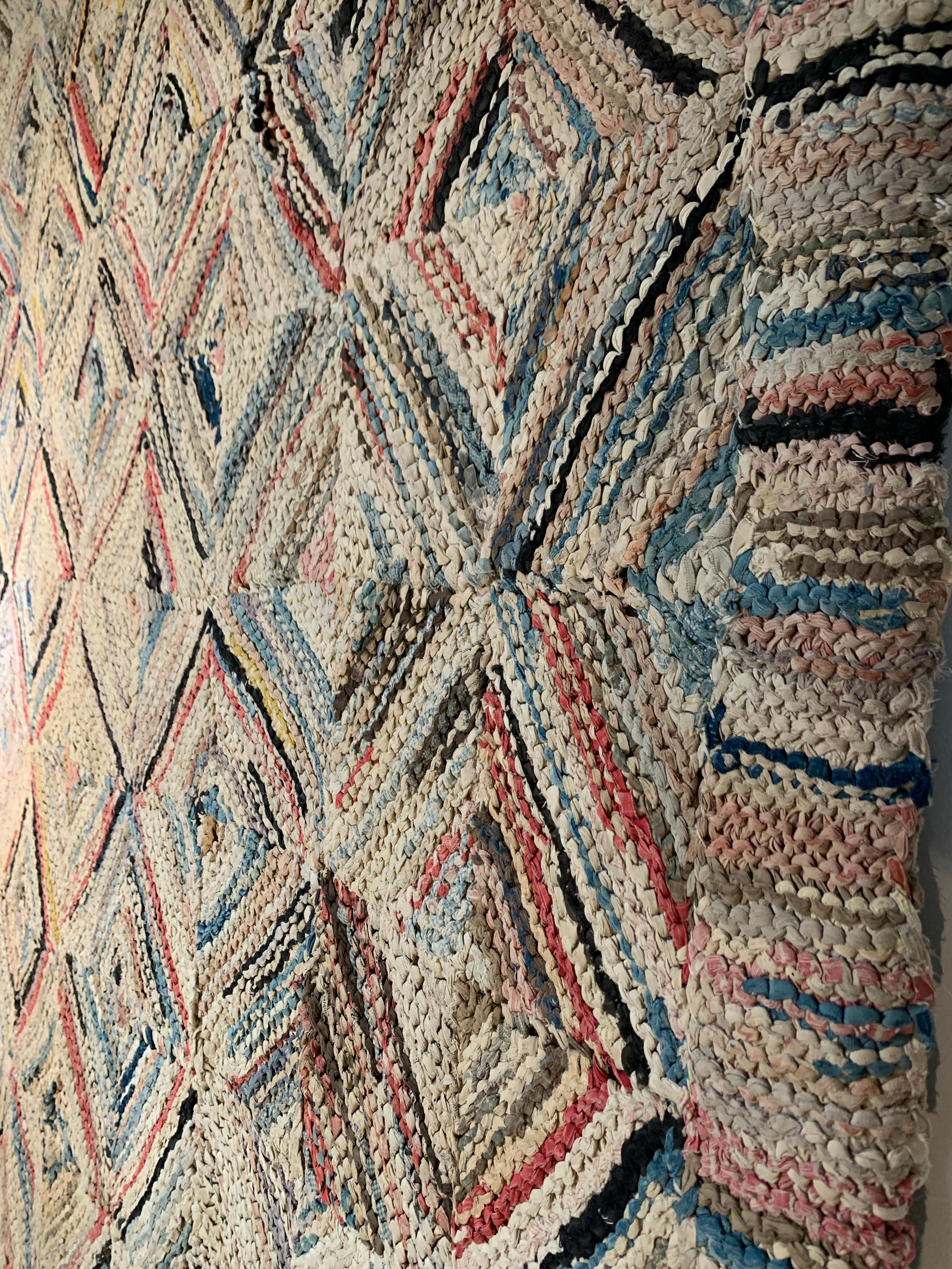 Tessuto a mano Arazzo da parete, Arte popolare francese, anni '50 in vendita