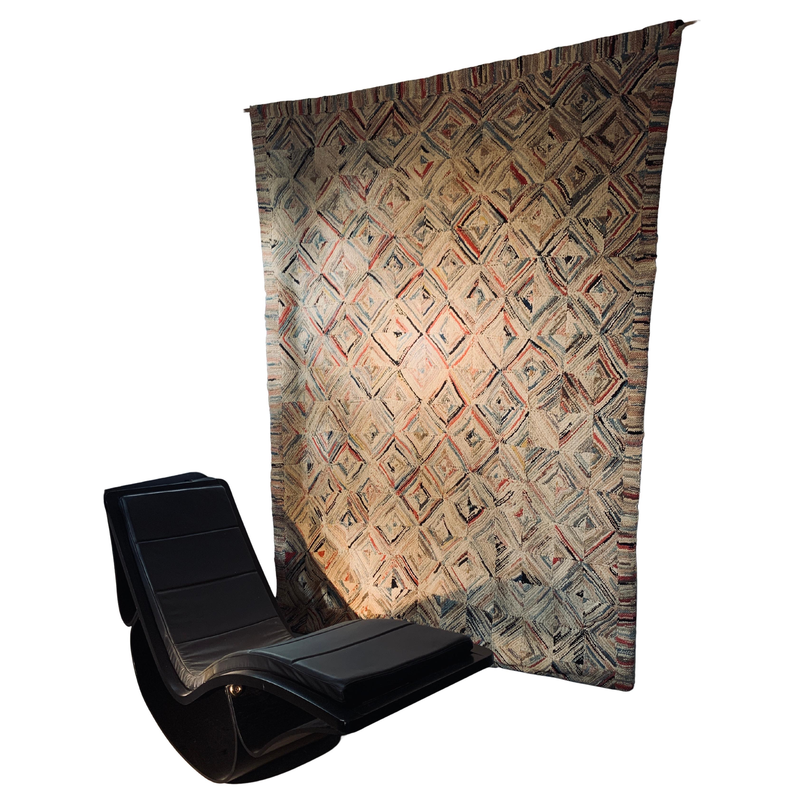 Tapisserie murale, art populaire français, années 1950