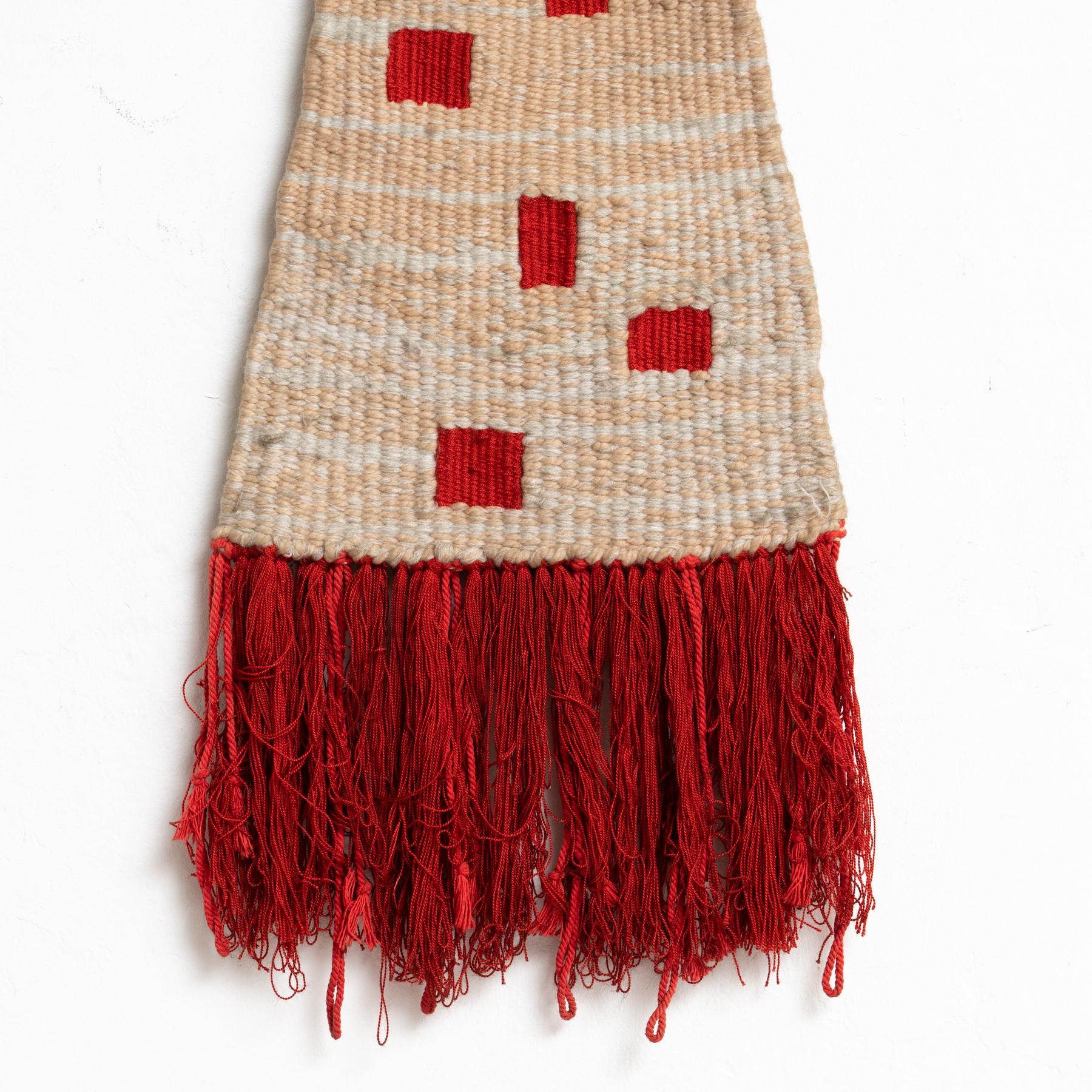 Wall Tapestry – Geometric Composition from the 70s In Good Condition For Sale In Barcelona, ES