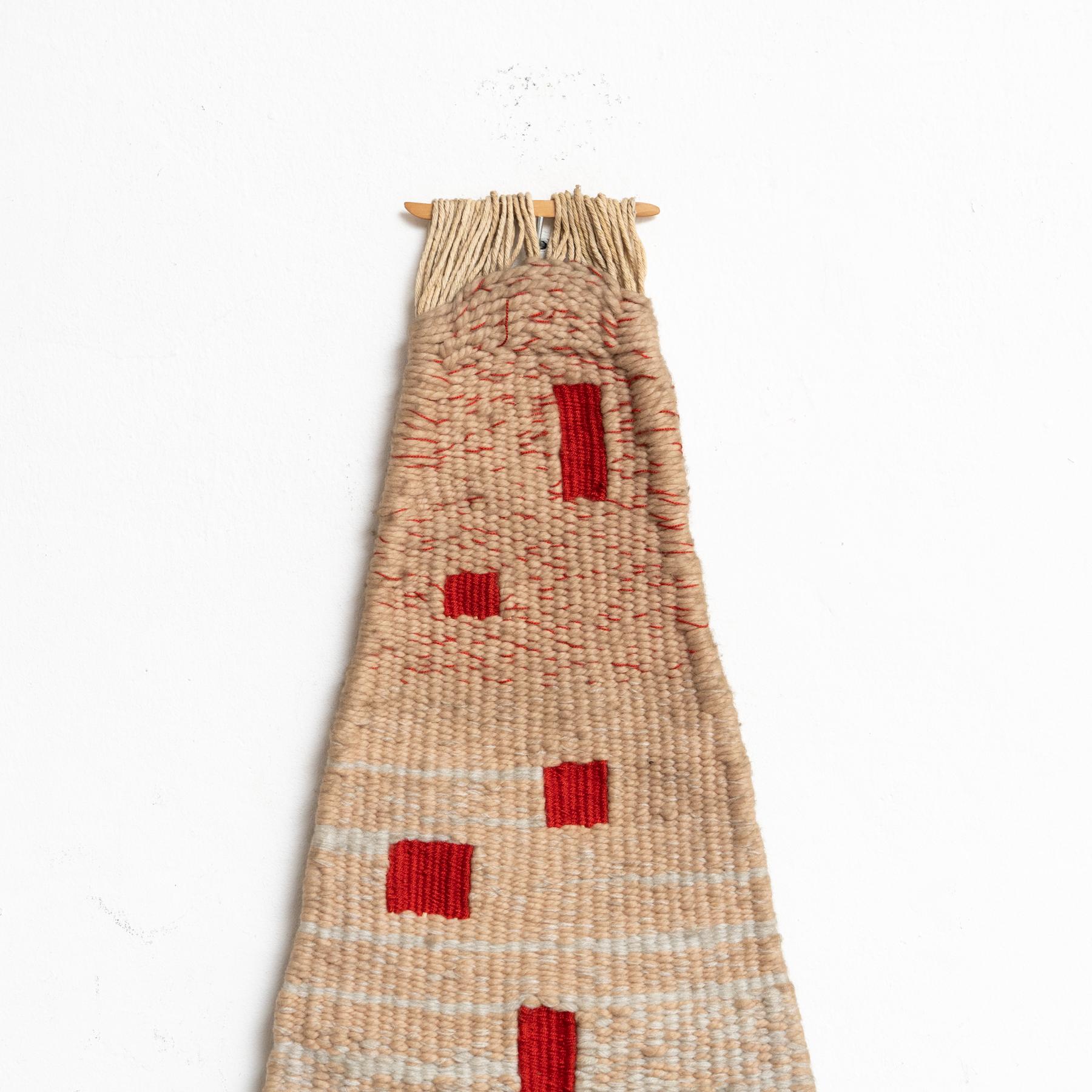 Late 20th Century Wall Tapestry – Geometric Composition from the 70s For Sale