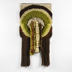 Tapiz de pared en macramé, Estudio Desso, hacia 1970