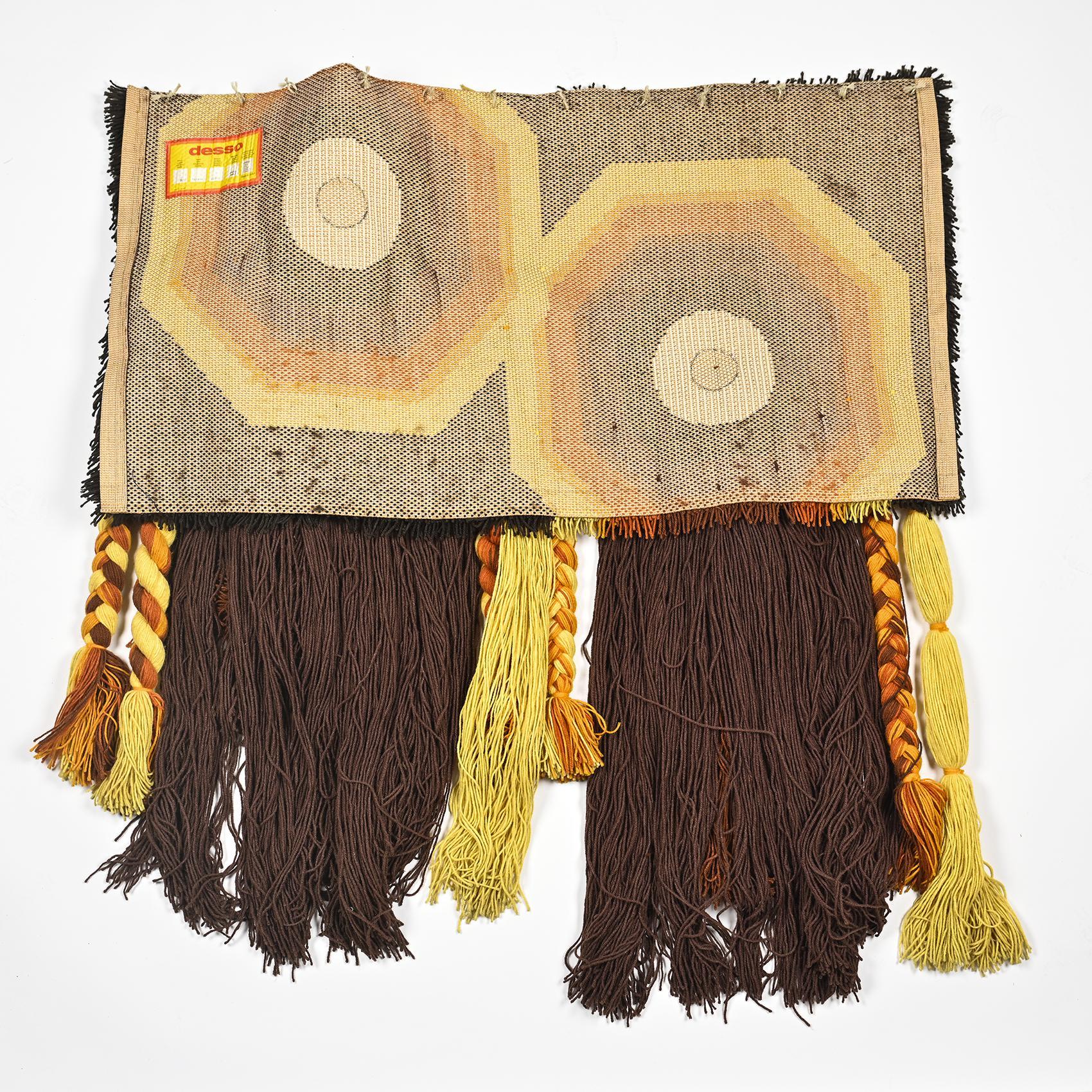 Acrylic Wall Tapestry in Macramé, Desso Studio, circa 1970