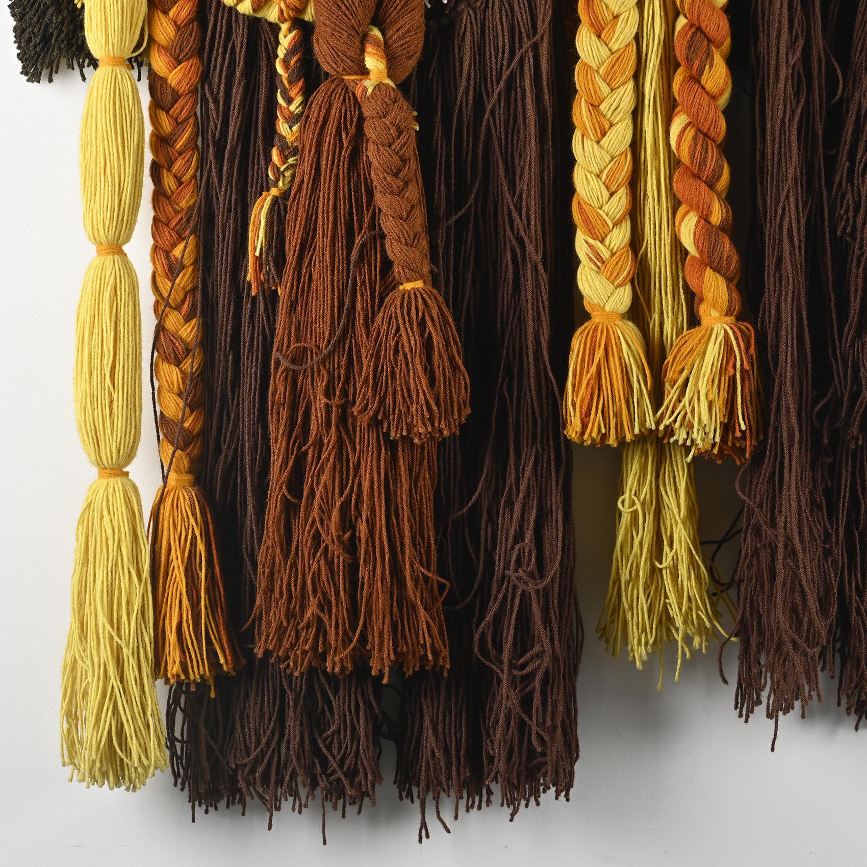 Wall Tapestry in Macramé, Desso Studio, circa 1970 1