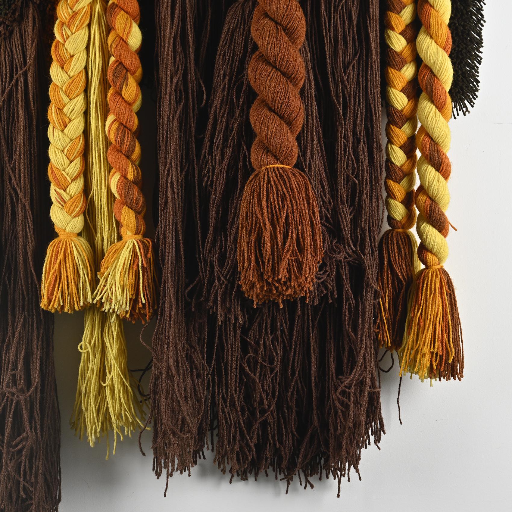 Wall Tapestry in Macramé, Desso Studio, circa 1970 2