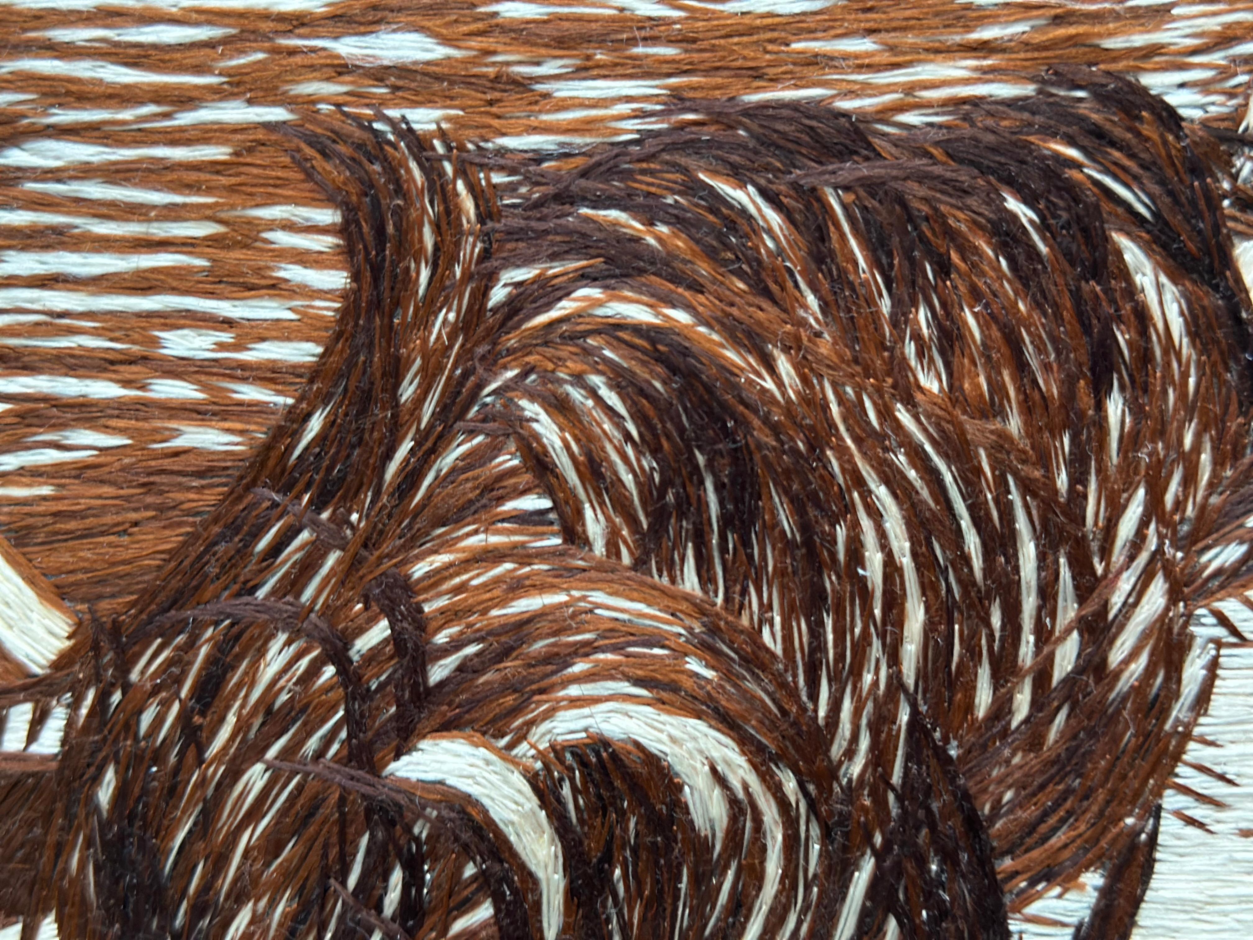 Tapisserie murale en broderie de soie, d'après Le Maître et Marguerite de Michael Boulgakov en vente 3