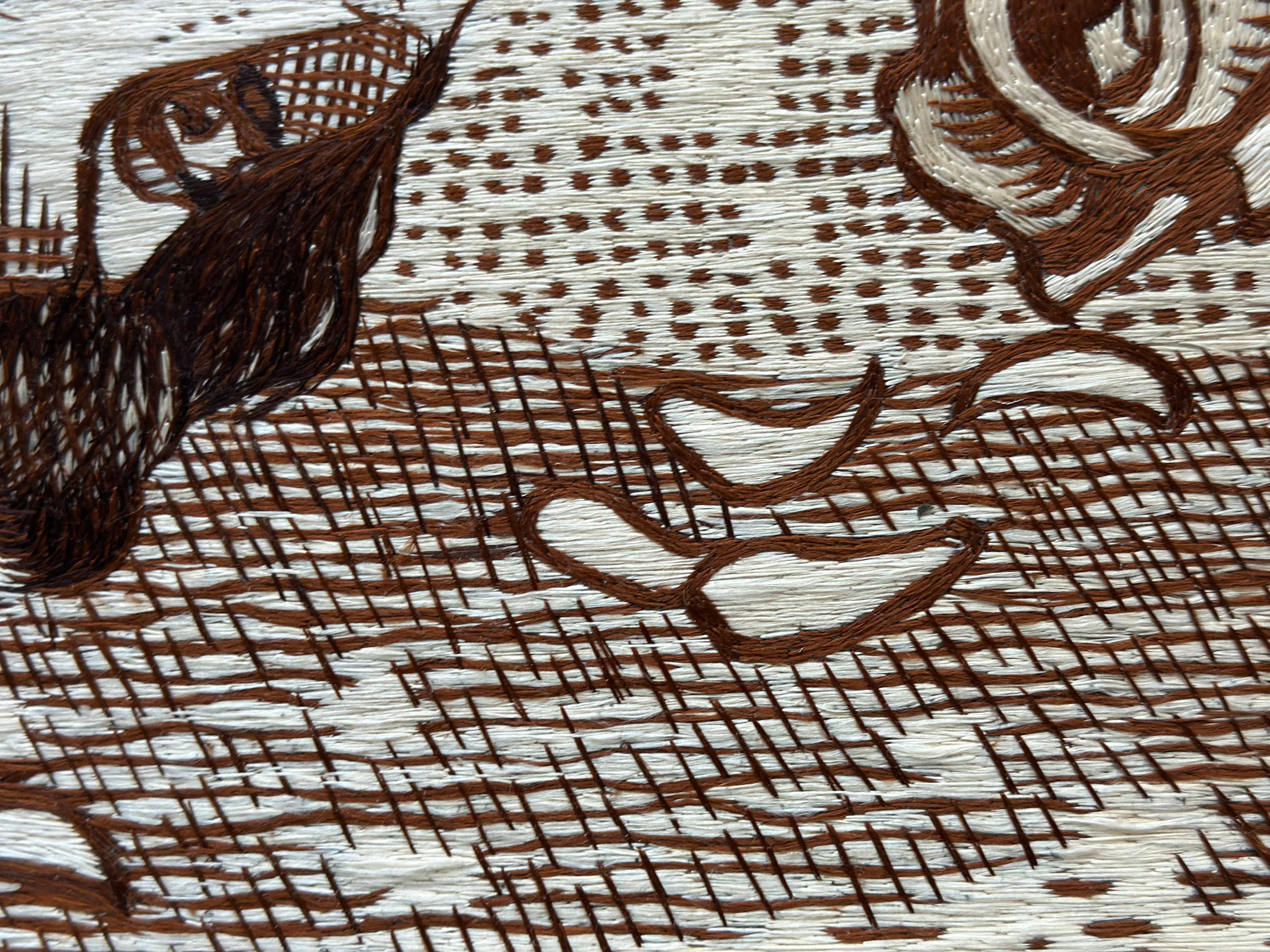 Tapisserie murale en broderie de soie, d'après Le Maître et Marguerite de Michael Boulgakov Excellent état - En vente à Hong Kong, HK