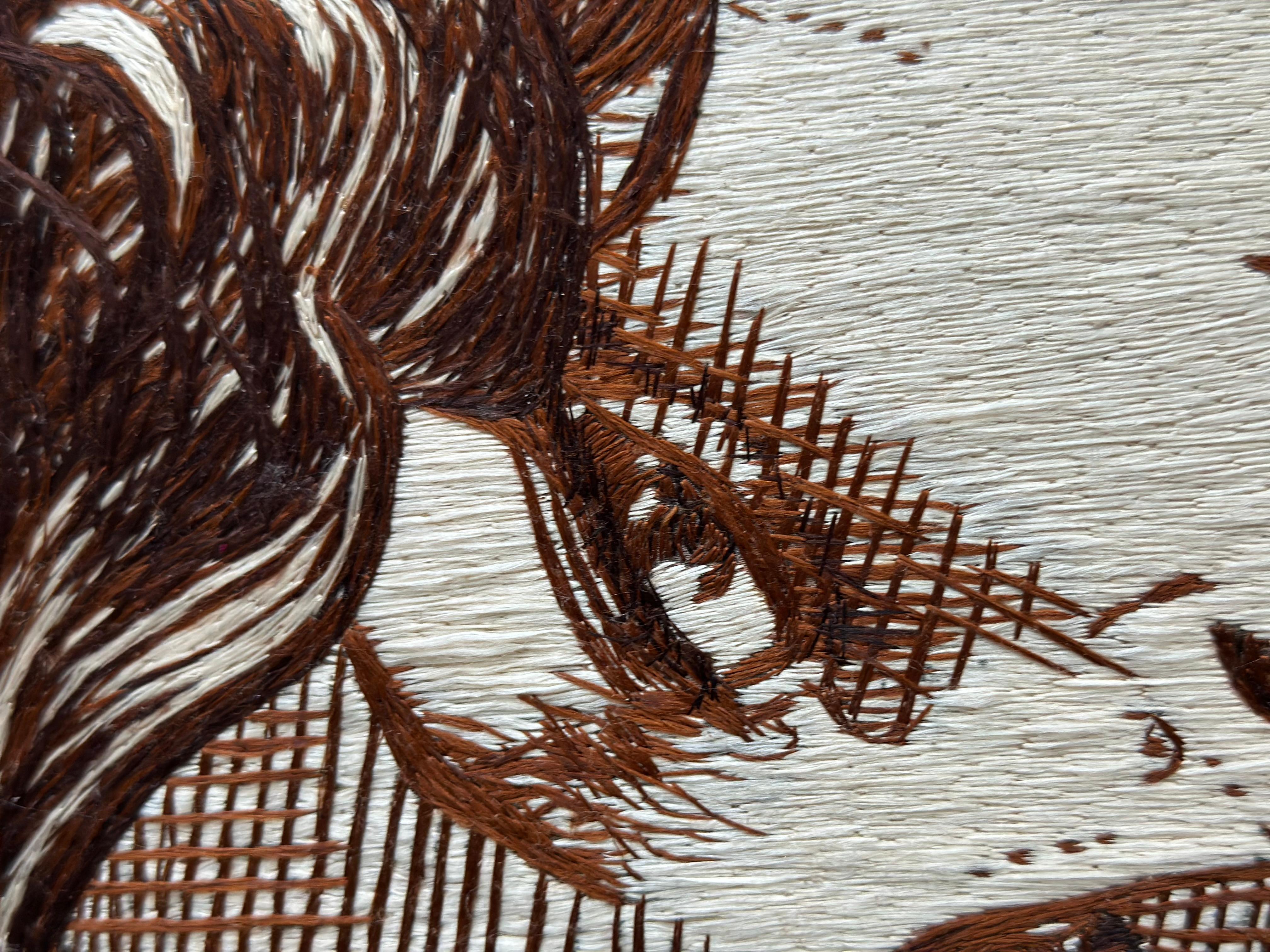 Soie Tapisserie murale en broderie de soie, d'après Le Maître et Marguerite de Michael Boulgakov en vente