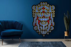 Tapisserie murale rouge primaire géométrique tribal Arcade Ecco 2 Las Animas