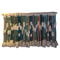 Wall tapestry sculpture attributed to Sheila Hicks