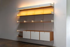 Wall Unit Bookcase by Knoll International designed by Fred Ruf, 1950s