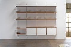 Wall Unit Bookcase by Knoll International designed by Fred Ruf, 1950s