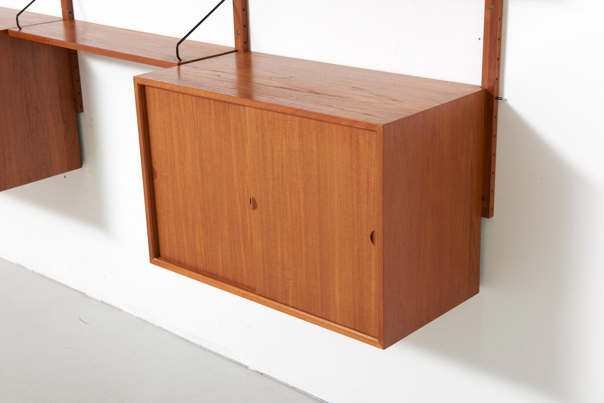Danish Wall Unit by Cadovius, 1960s For Sale