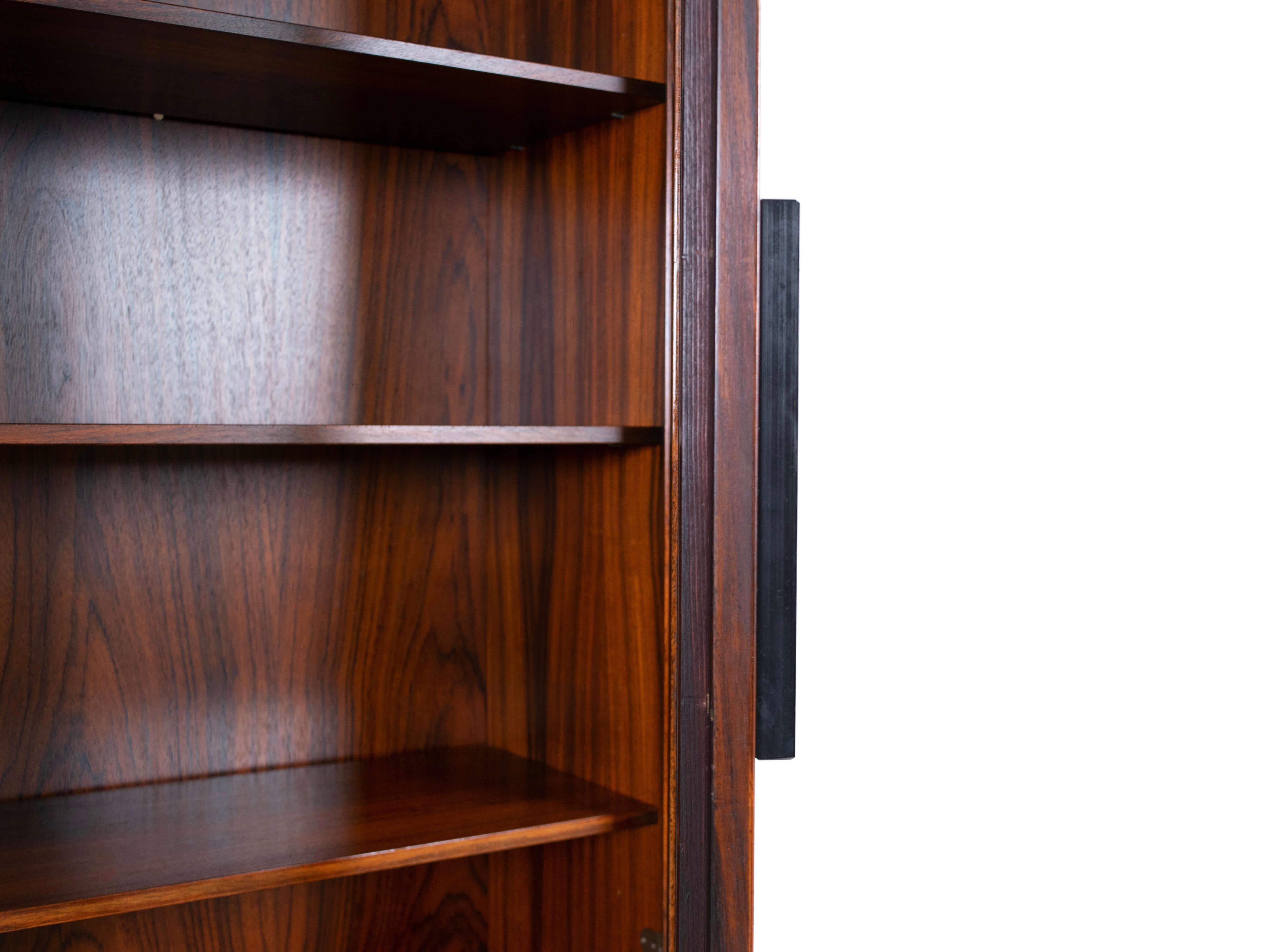 Wall Unit by Ib Kofod-Larsen for Faarup Møbelfabrik in Rosewood, Denmark 1960s For Sale 2