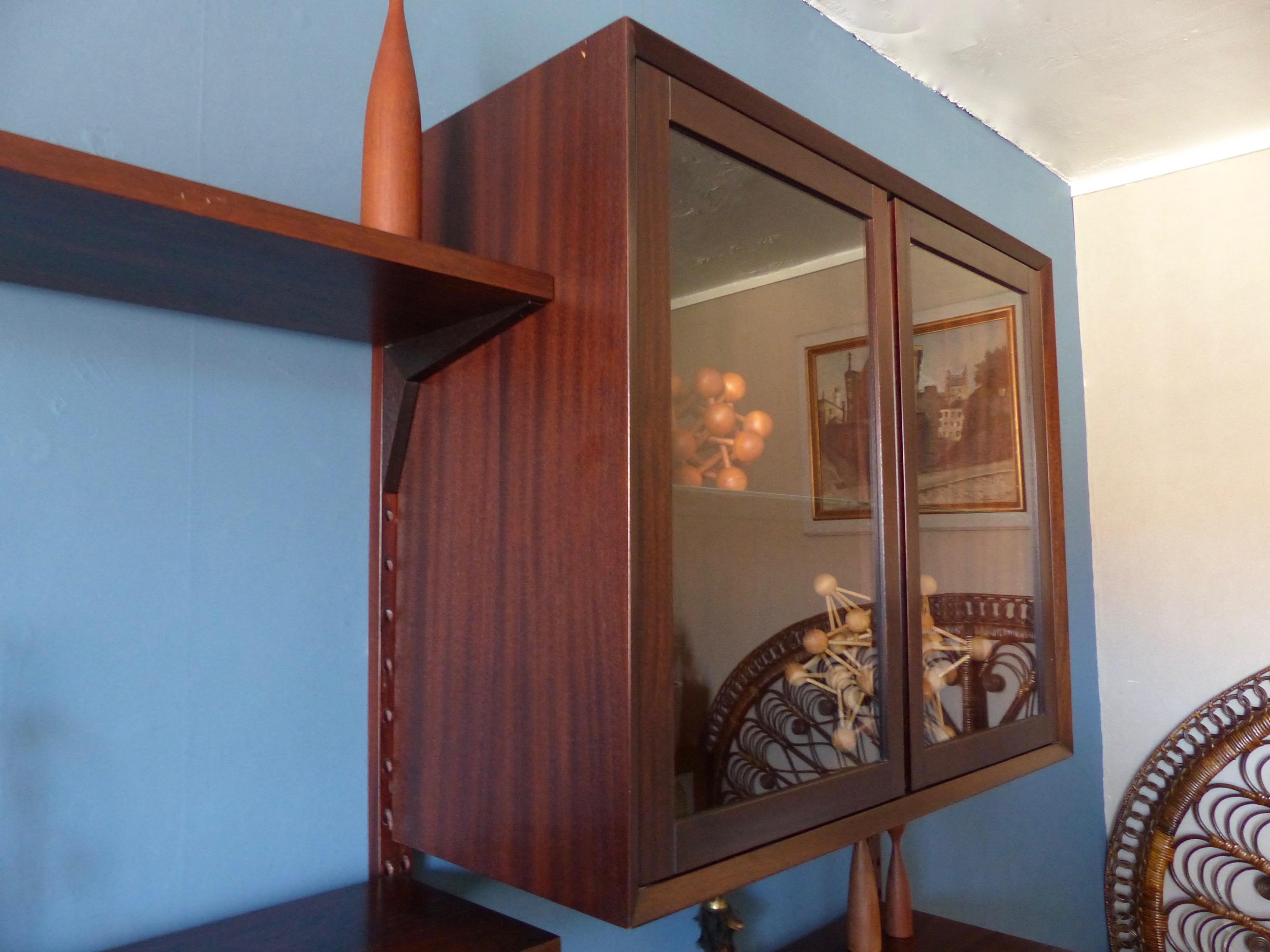 Wall Unit by Poul Cadovius for Cado In Good Condition For Sale In Noiseau, FR