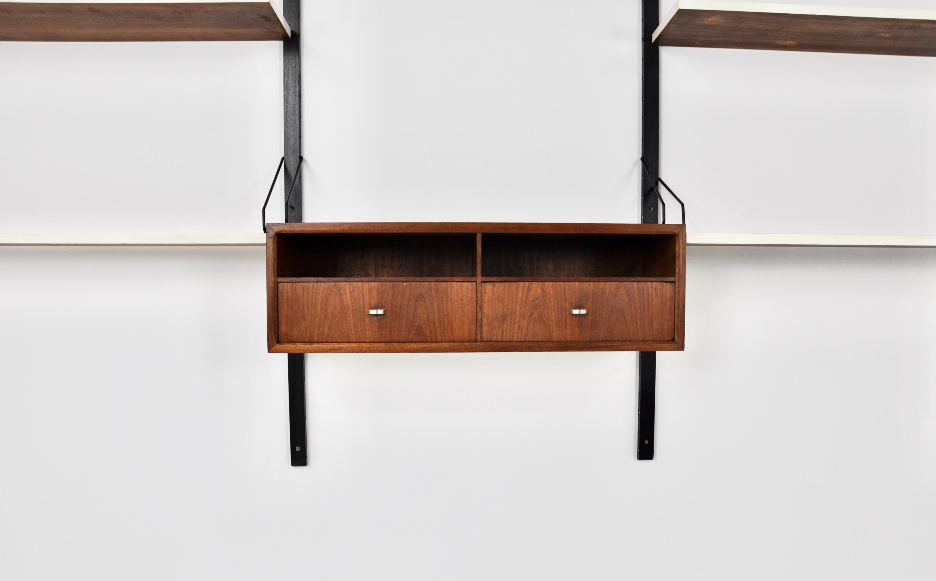 Wall Unit by Poul Cadovius for Royal System 1950s 3