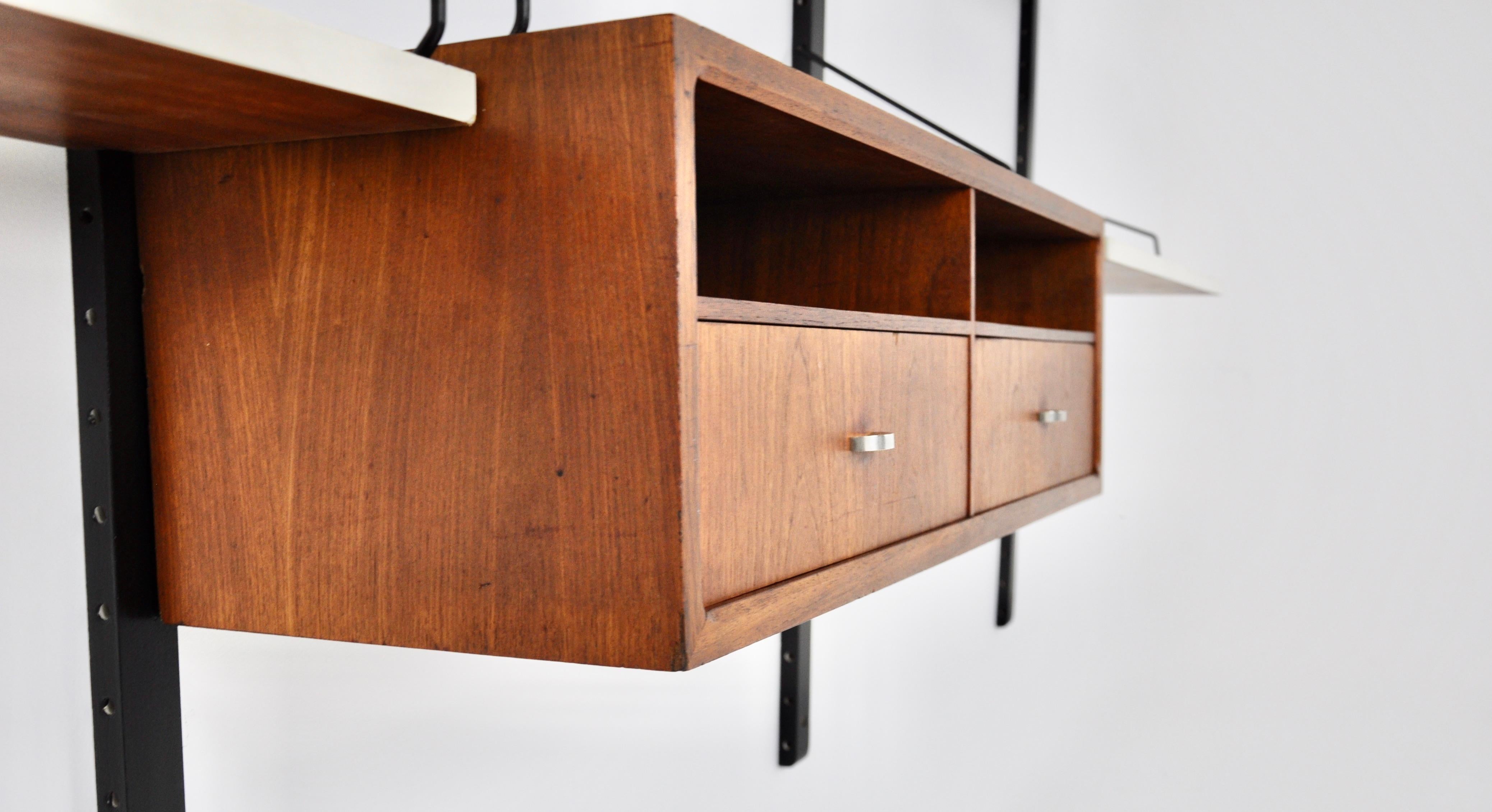 Wall Unit by Poul Cadovius for Royal System 1950s 4