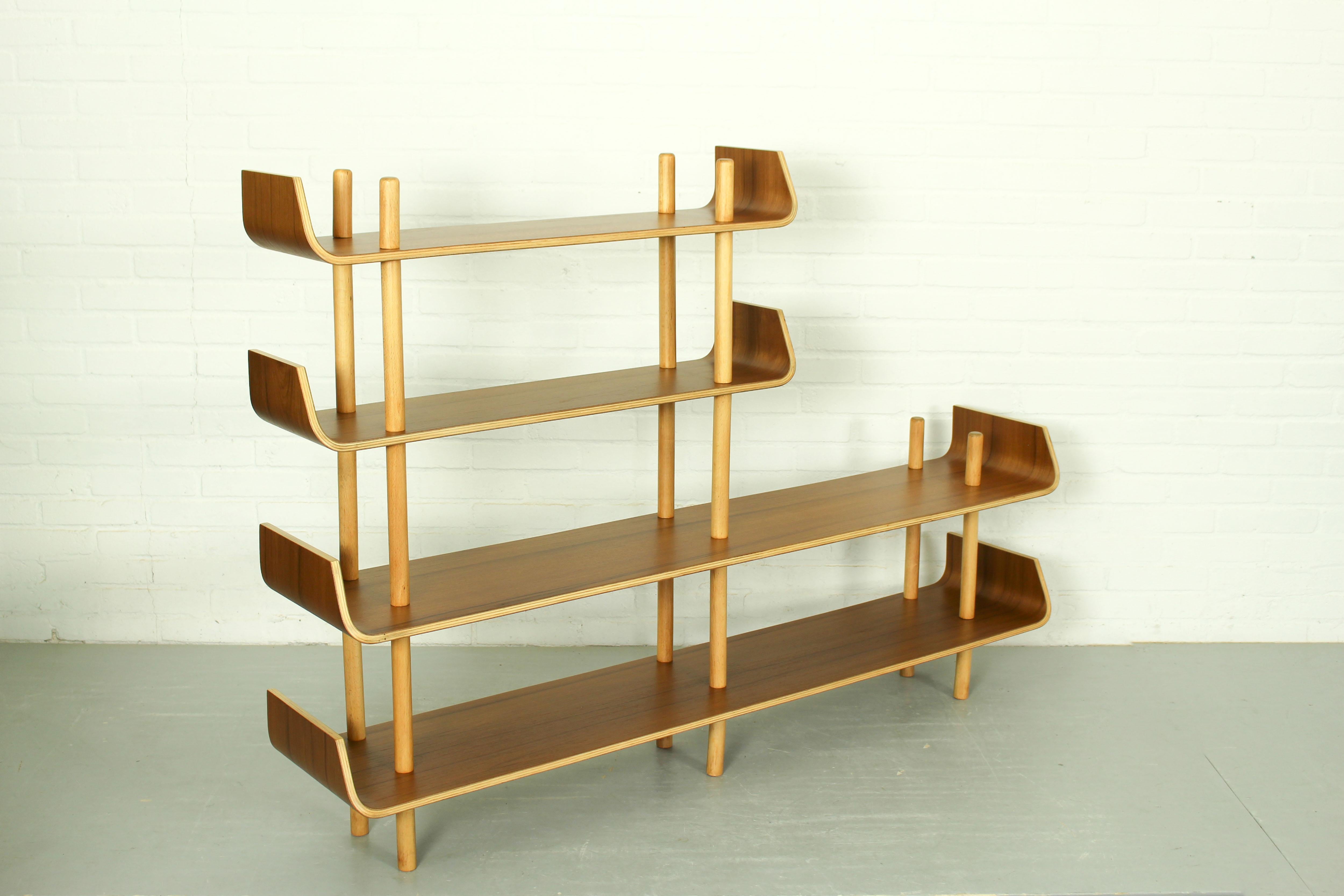 Dutch Wall Unit by Willem Lutjens for Gouda Den Boer, 1950s