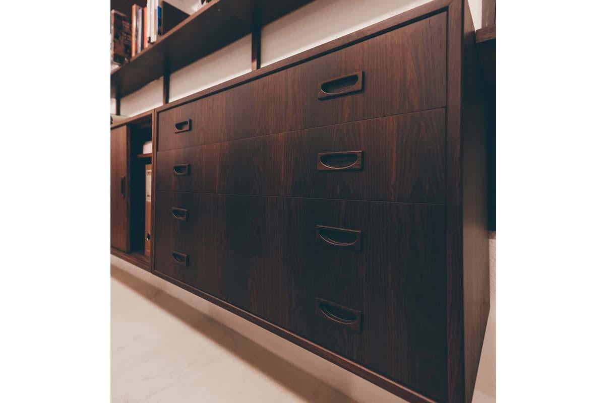 Wall Unit Danish Mid Century Modular System, 1960s In Good Condition In Lisboa, Lisboa