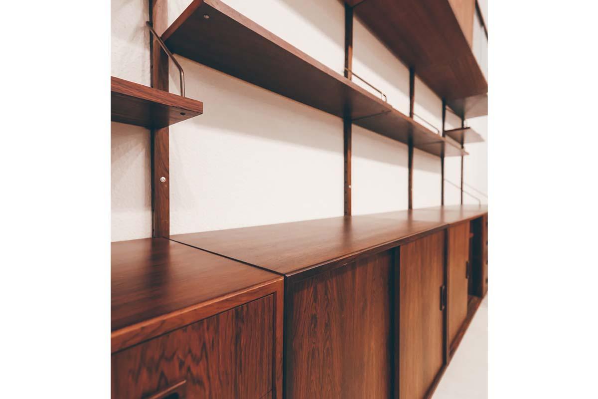 Wall Unit Danish Mid Century Modular System, 1960s 3