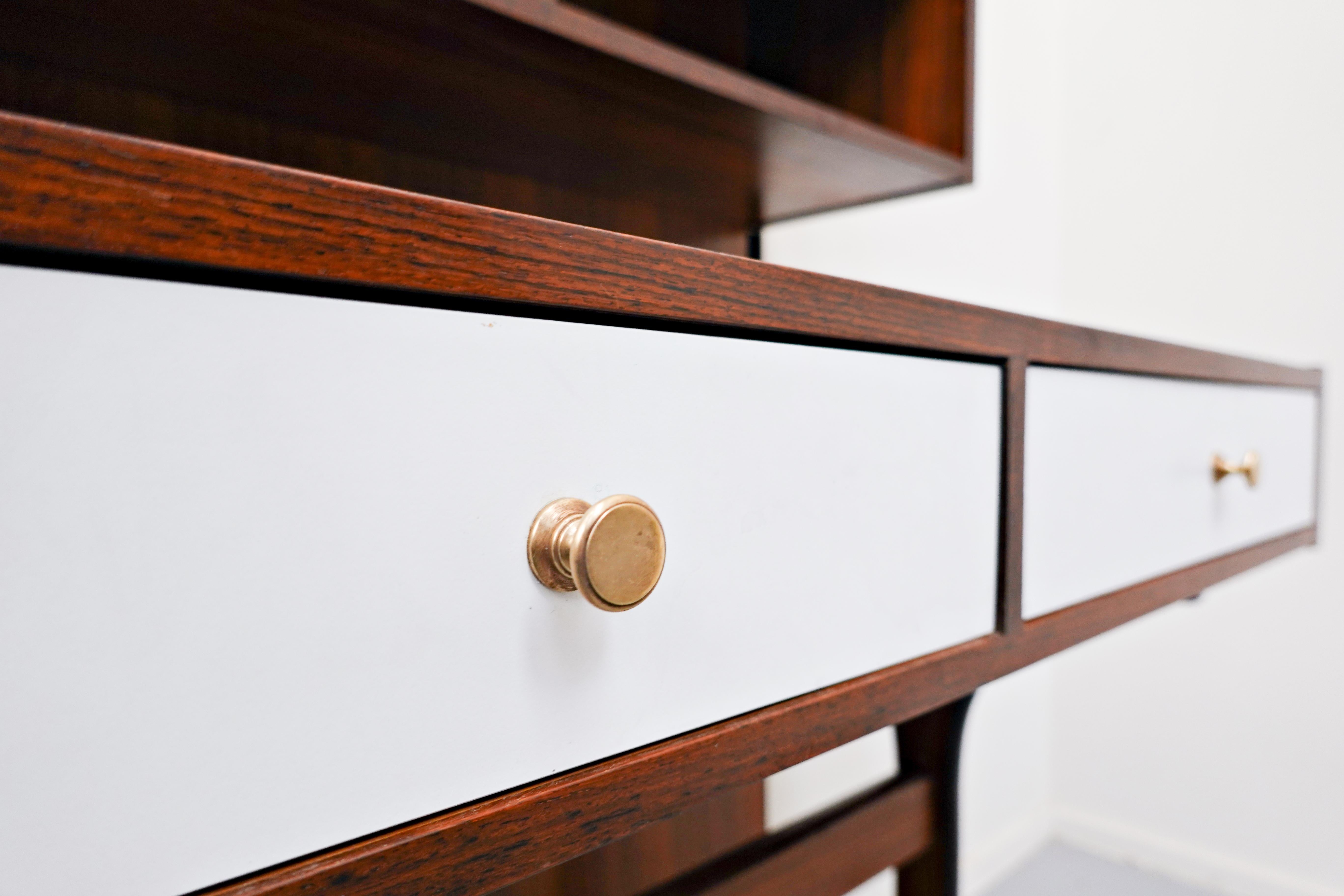 Mid-Century Modern Wall-Unit Desk Attributed to Sormani, Italy, 1960s 1