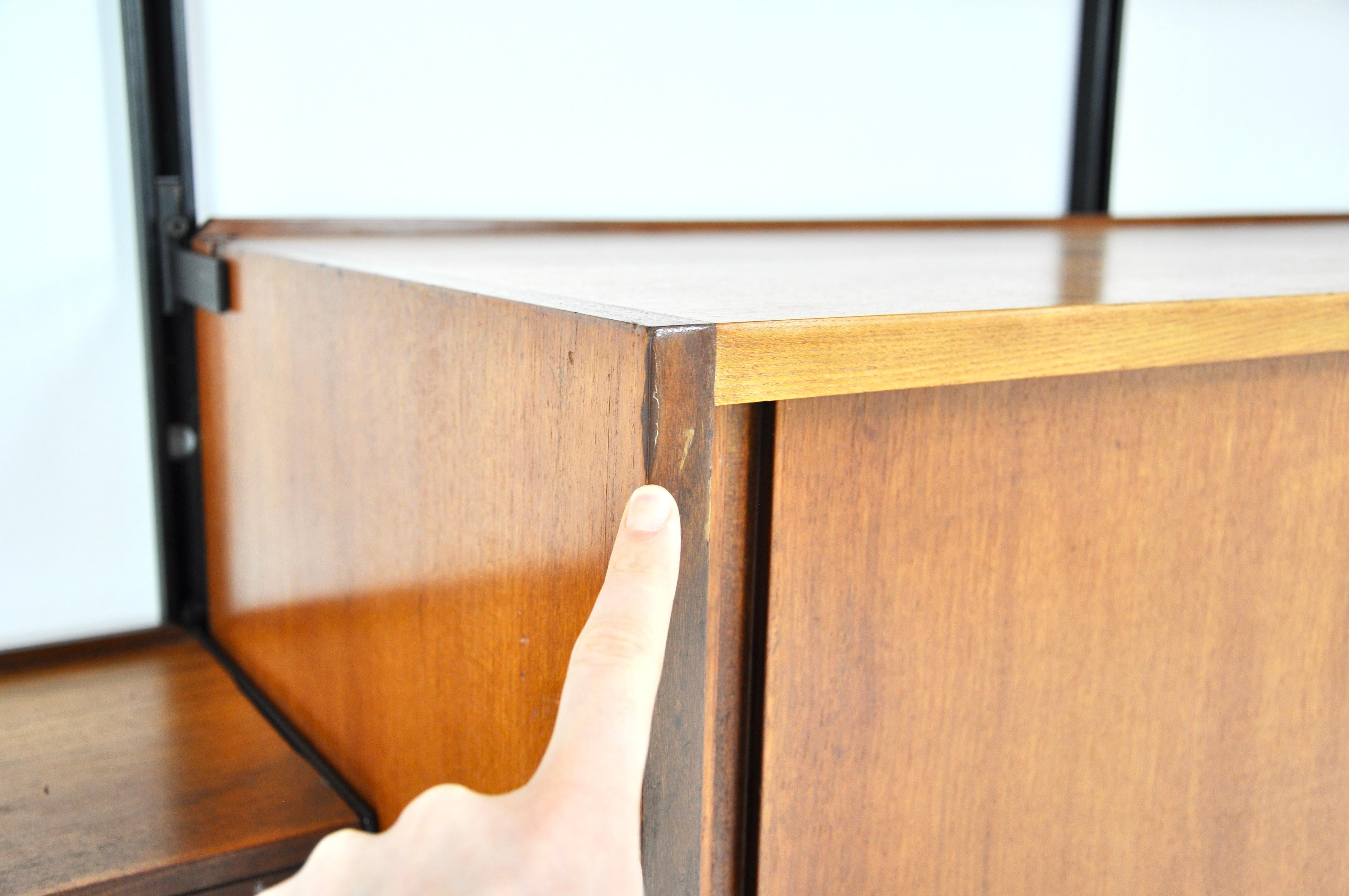 Wall unit E22 by Osvaldo Borsani for Tecno, 1950s 6