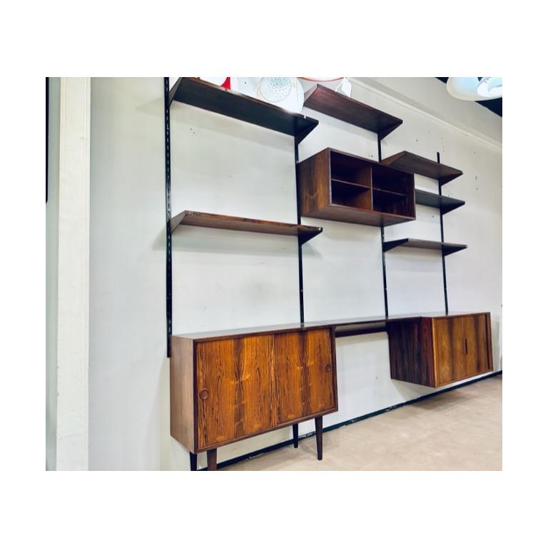 Wall Unit  FM System by Kai Kristiansen for FM Möbler, 1960's In Excellent Condition In Brussels , BE