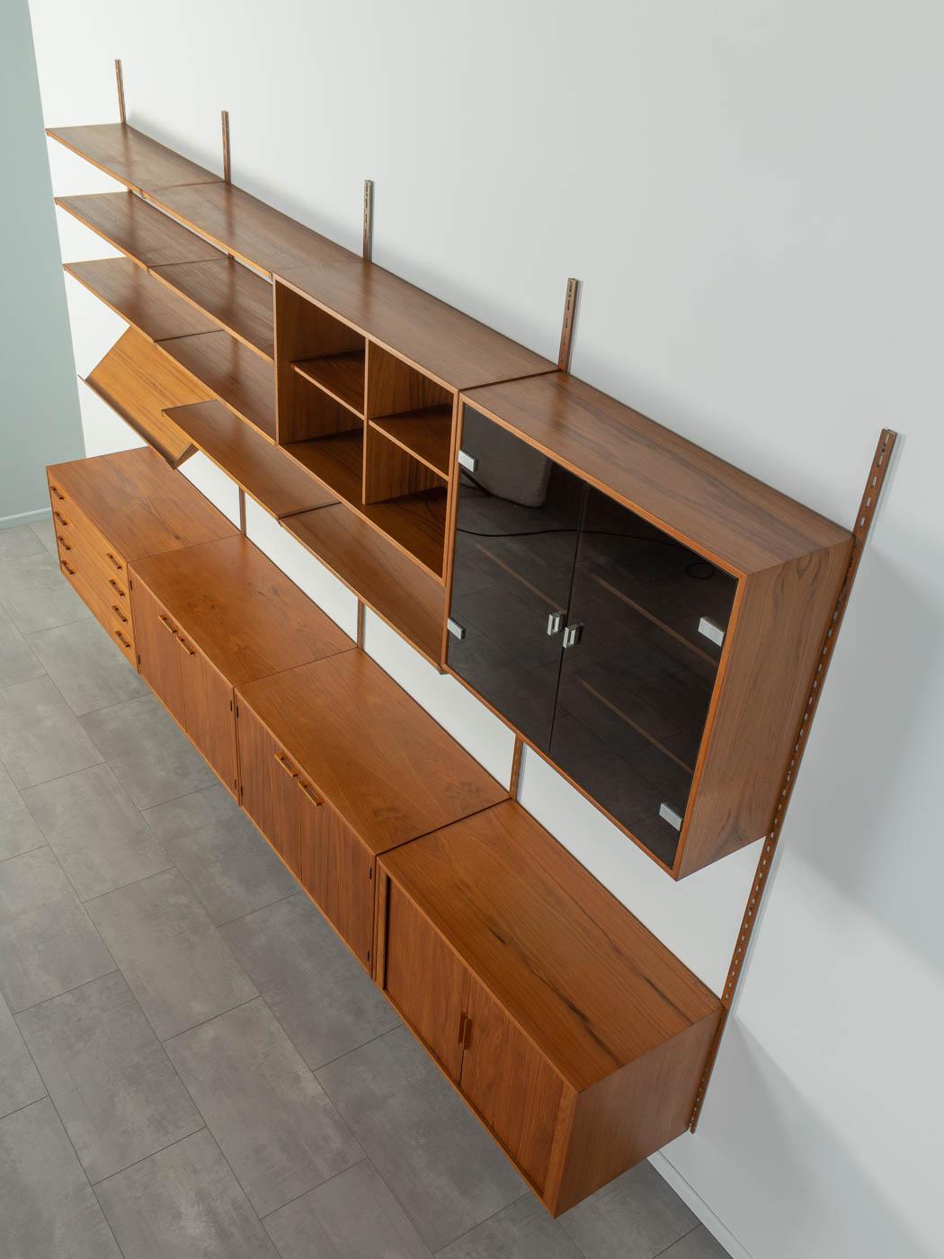 Wall Unit Kai Kristiansen FM Mobler Shelving System In Good Condition In Neuss, NW