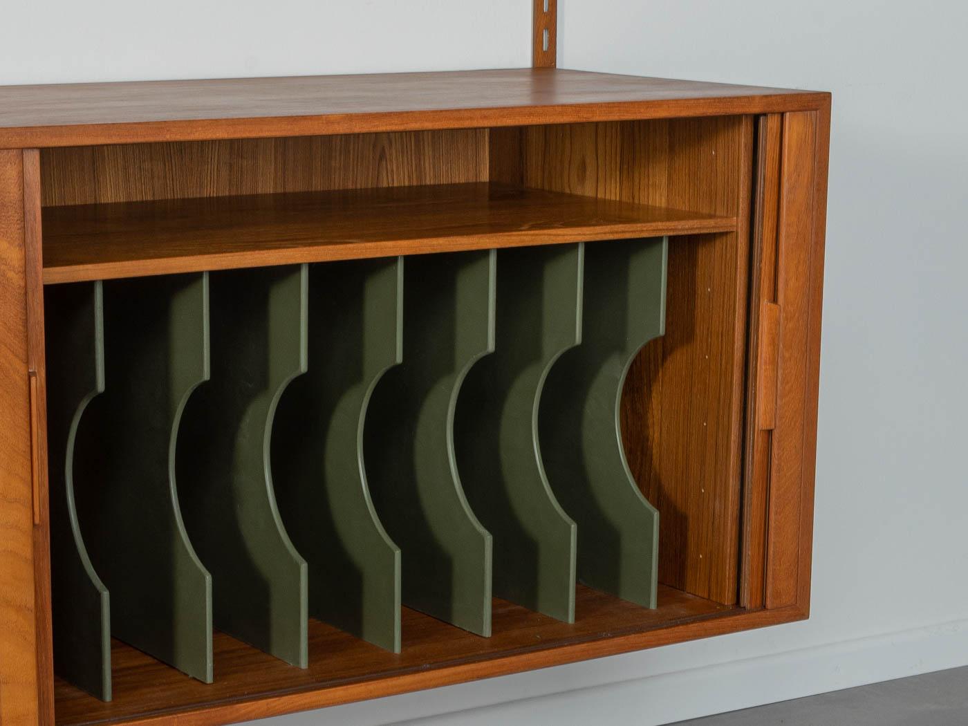 Mid-20th Century Wall Unit Kai Kristiansen FM Mobler Shelving System