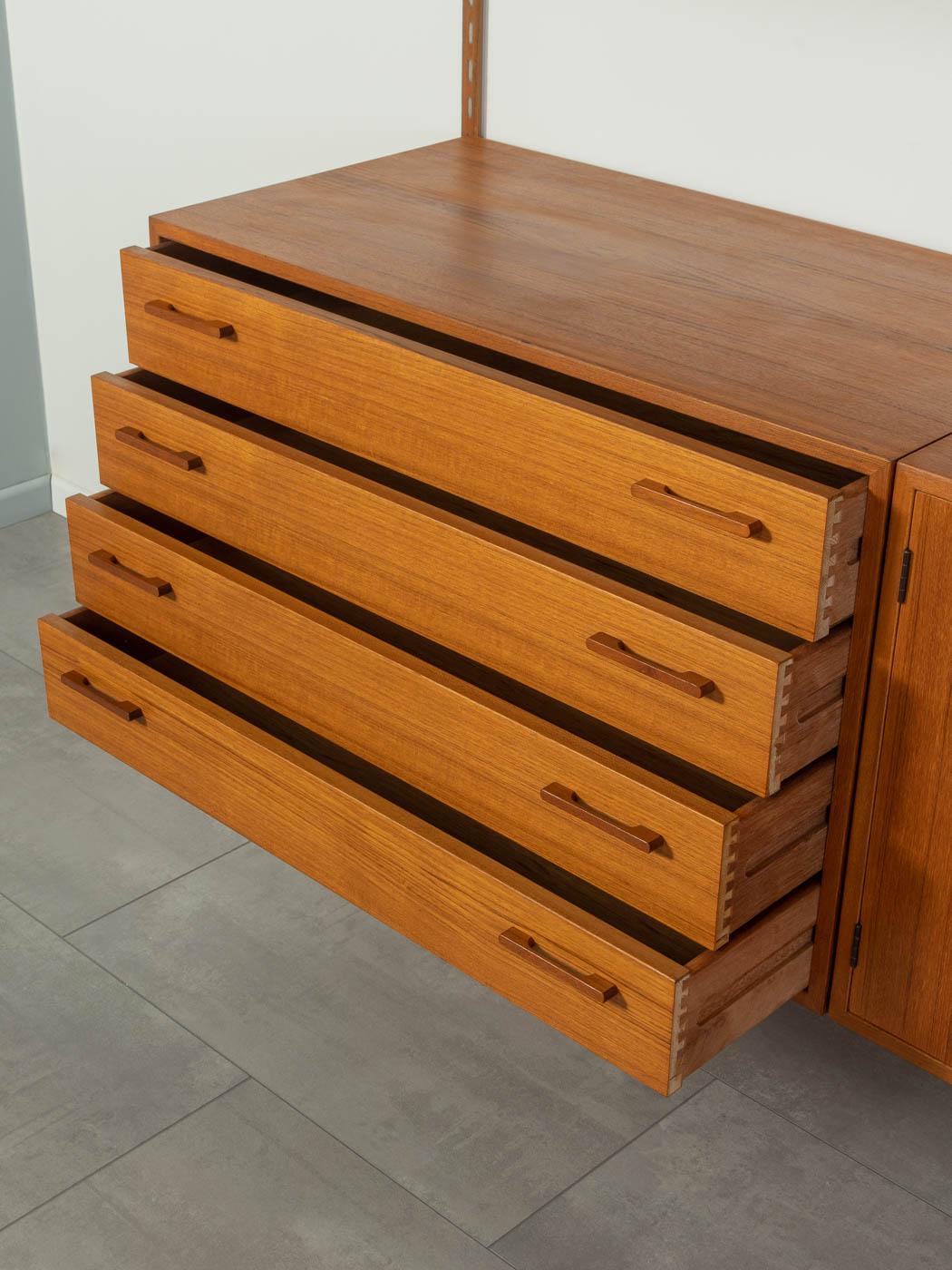 Teak Wall Unit Kai Kristiansen FM Mobler Shelving System