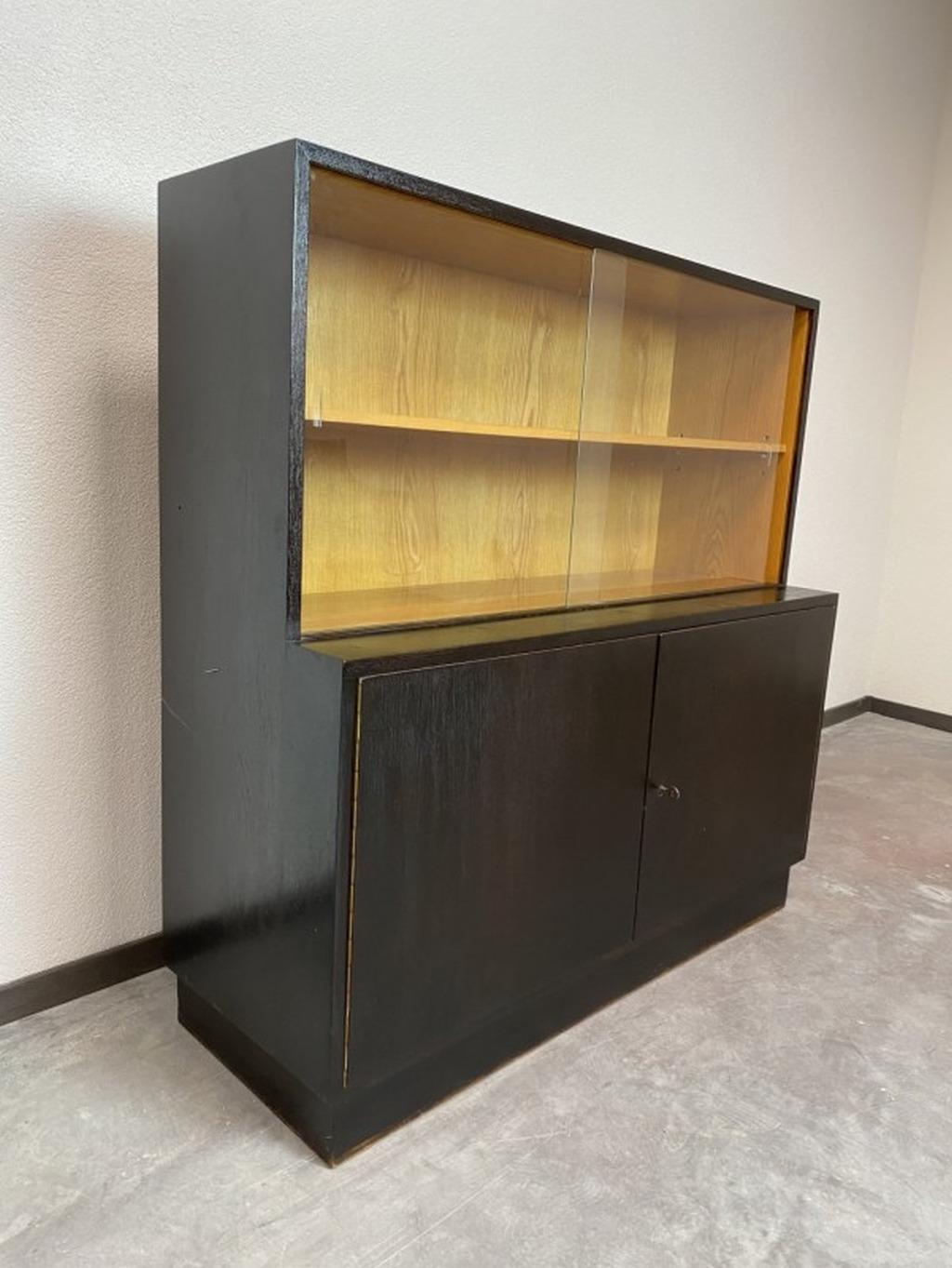 Art Deco Wall Unit Model H by Jindřich Halabala for UP Závody For Sale