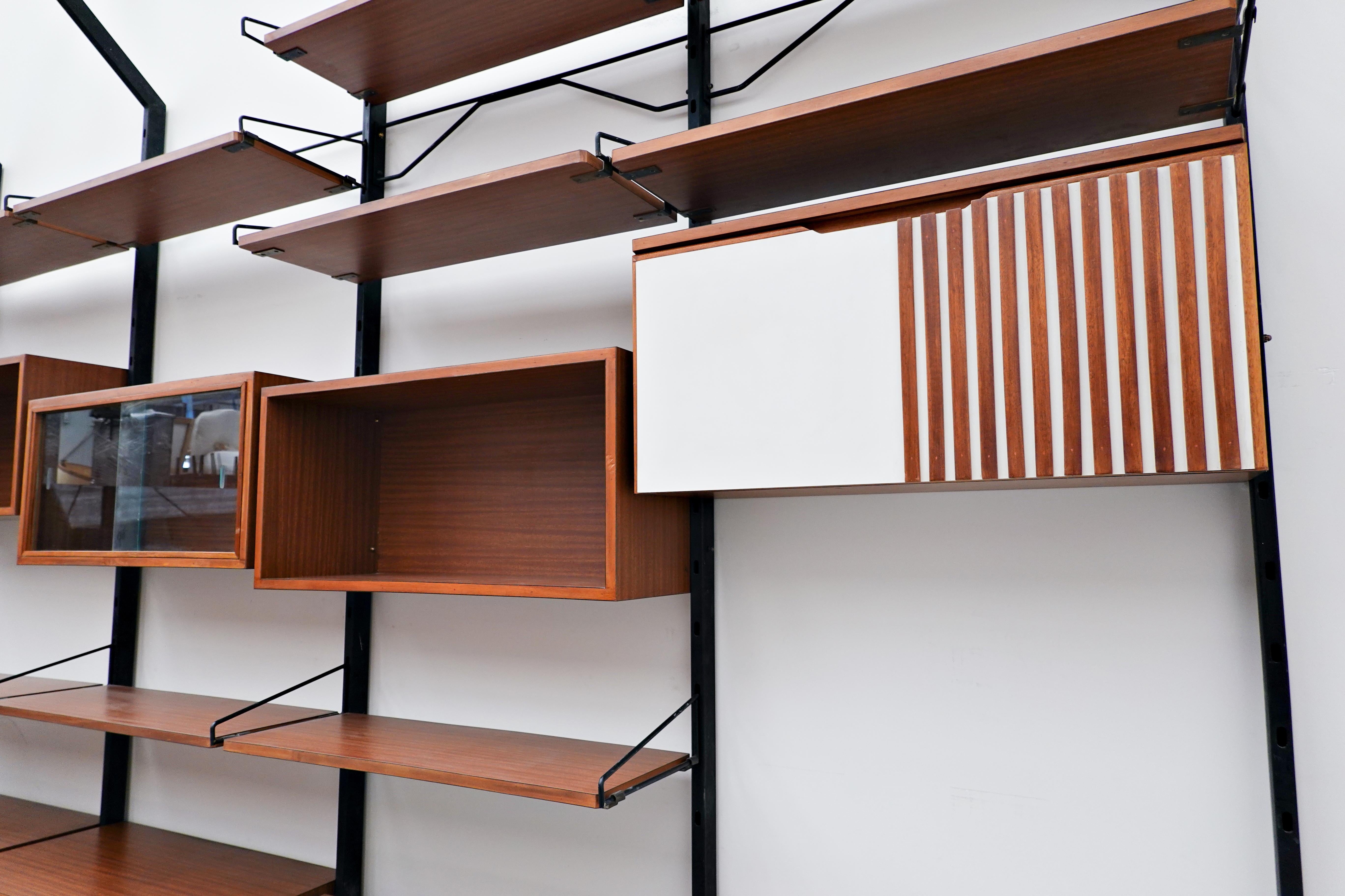 Mid-Century Modern Italian Wall Unit Model ''Urio'' by Ico Parisi for MIM, 1960s For Sale 7