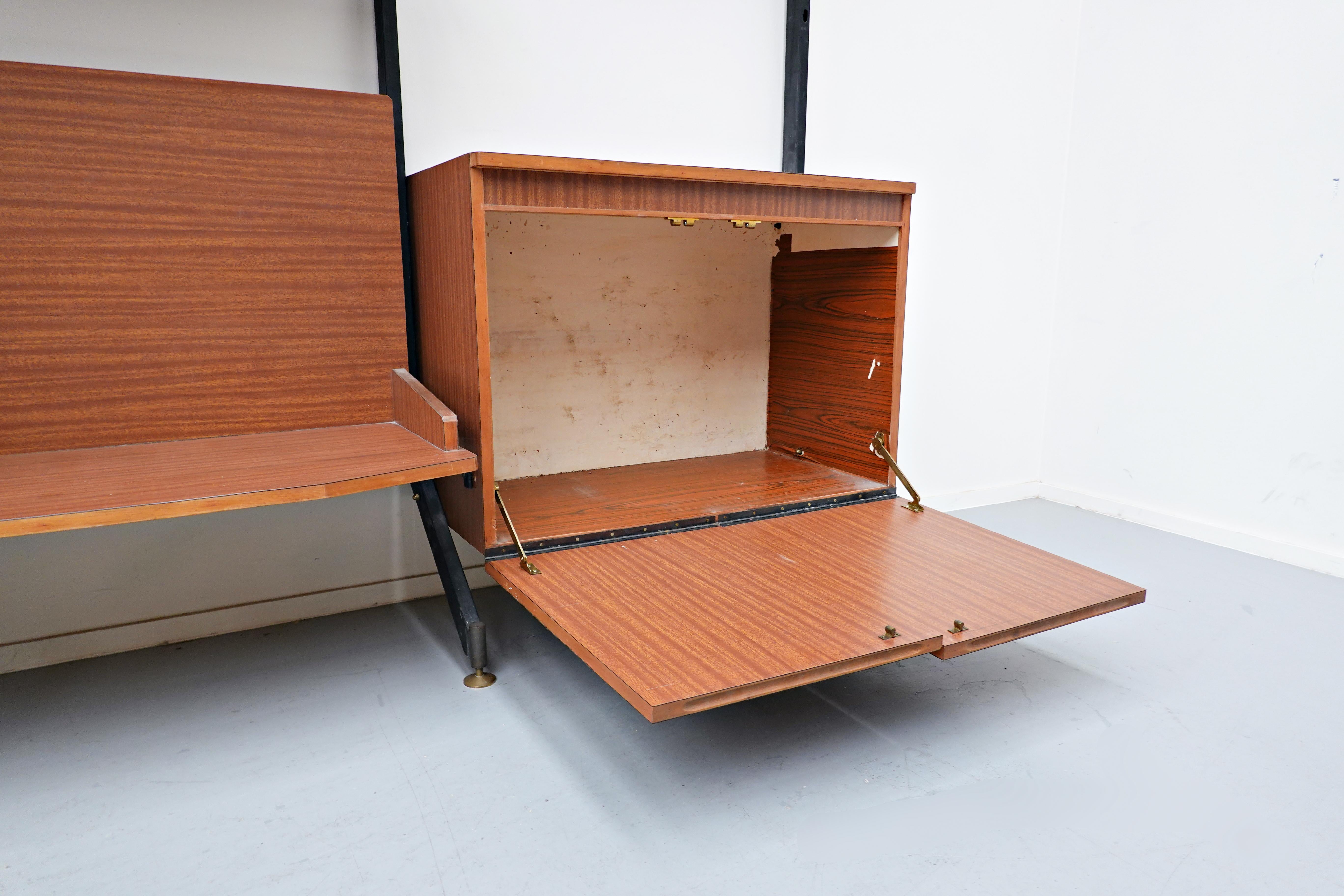 Mid-Century Modern Italian Wall Unit Model ''Urio'' by Ico Parisi for MIM, 1960s For Sale 10