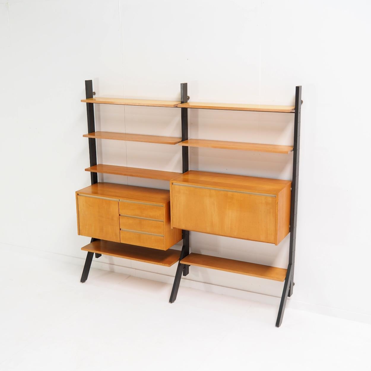 Dutch Wall Unit ‘Module’ by Kho Liang Ie for Fristho For Sale