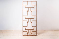 Parete attrezzata o divisorio di Ludvik Volak, Holesov, 1960, compensato curvato, restaurato