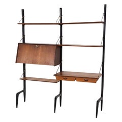 Vintage Wall Unit or Shelving System by Louis Van Teeffelen for Wébé, Dutch Design 1960s