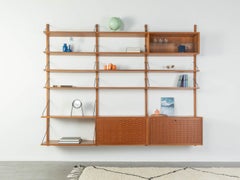 Wall Unit Poul Cadovius Cado Teak, 1960s