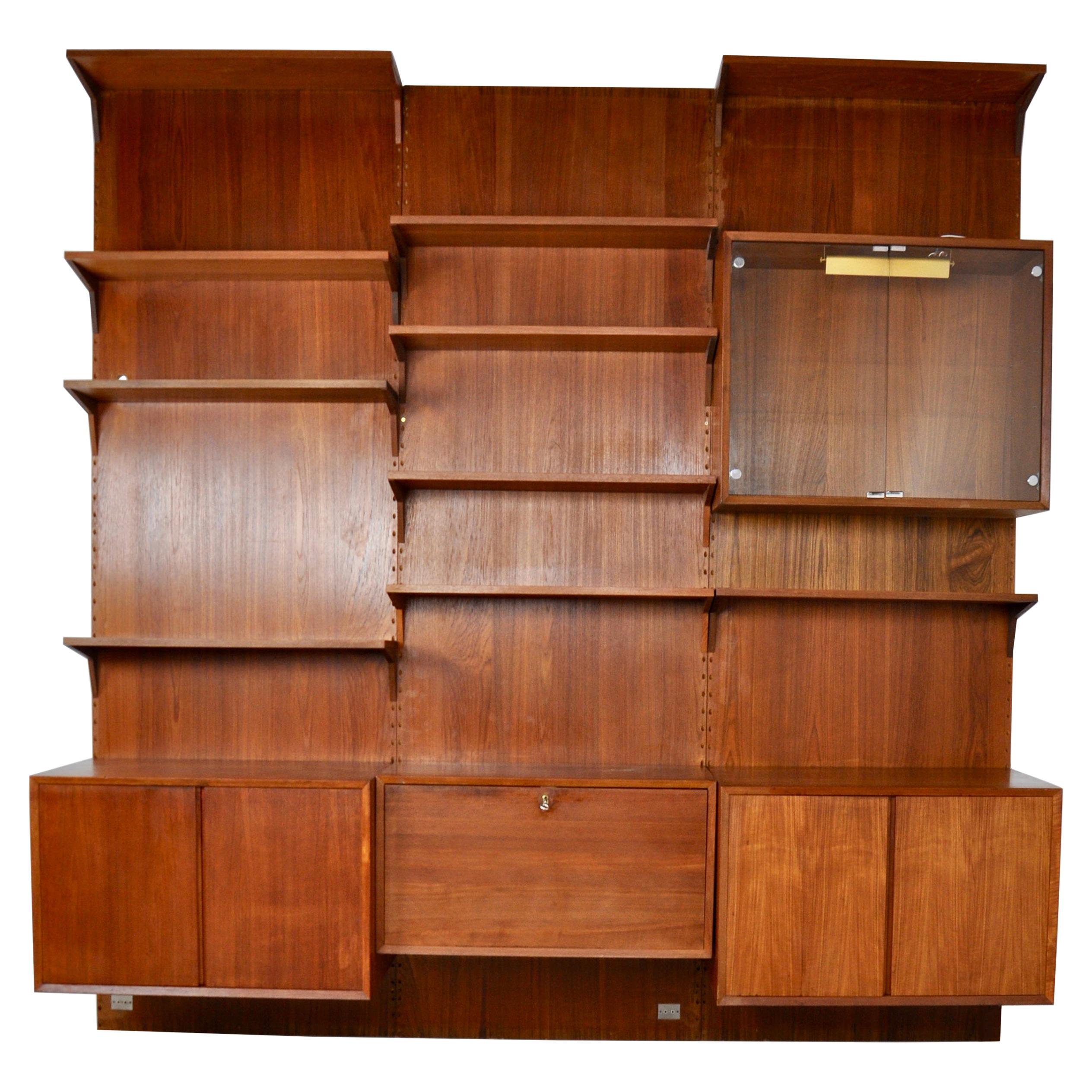 Wall Unit Royal System by Poul Cadovuis, 1960s
