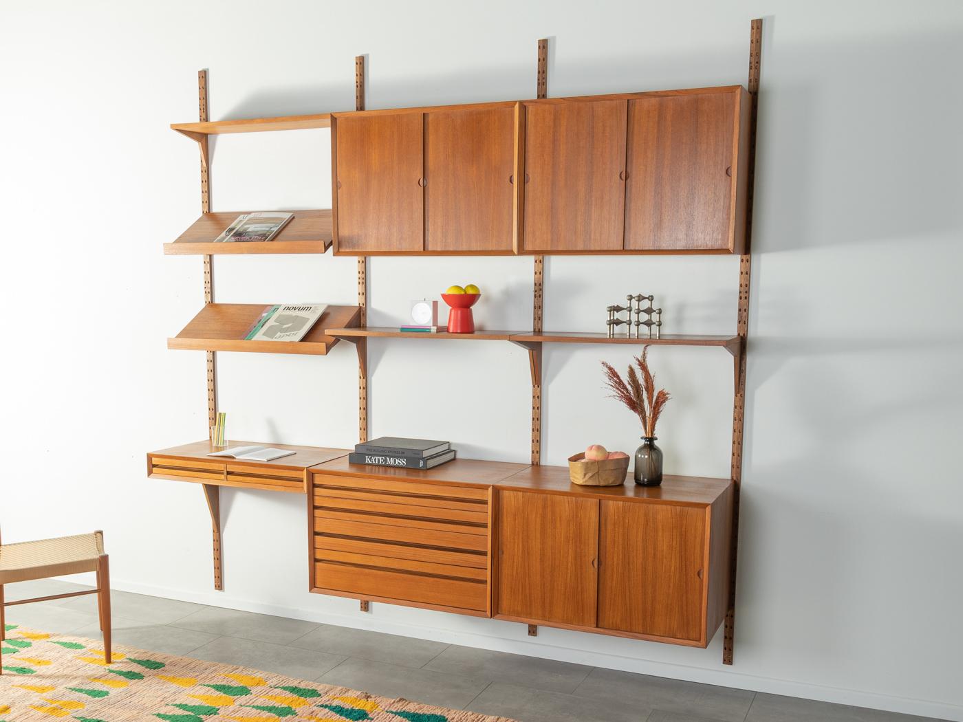 wall unit teak 1960s Poul Cadovius In Good Condition In Neuss, NW