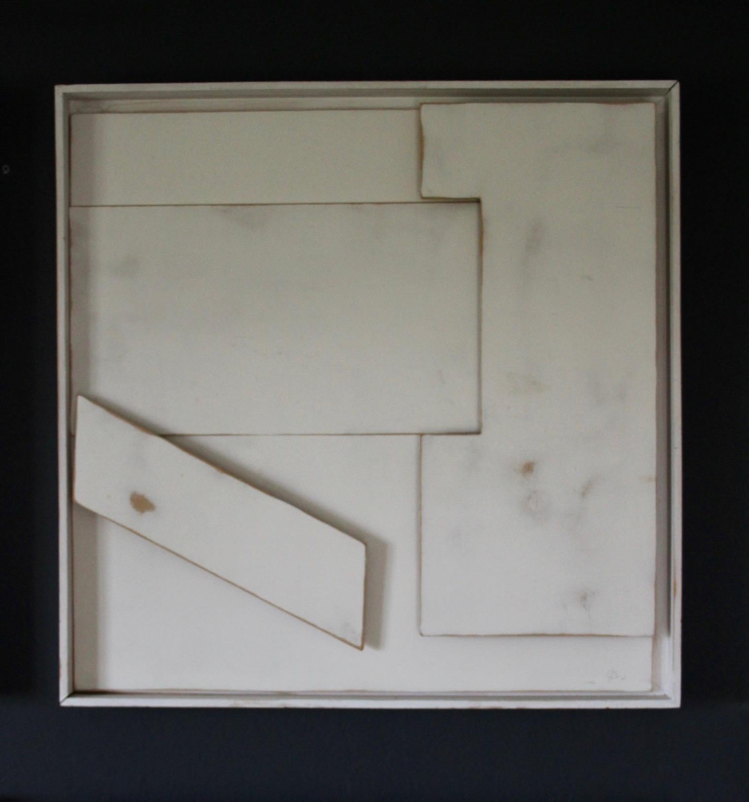 Wall wood painted decorative sculpture In Good Condition In grand Lancy, CH