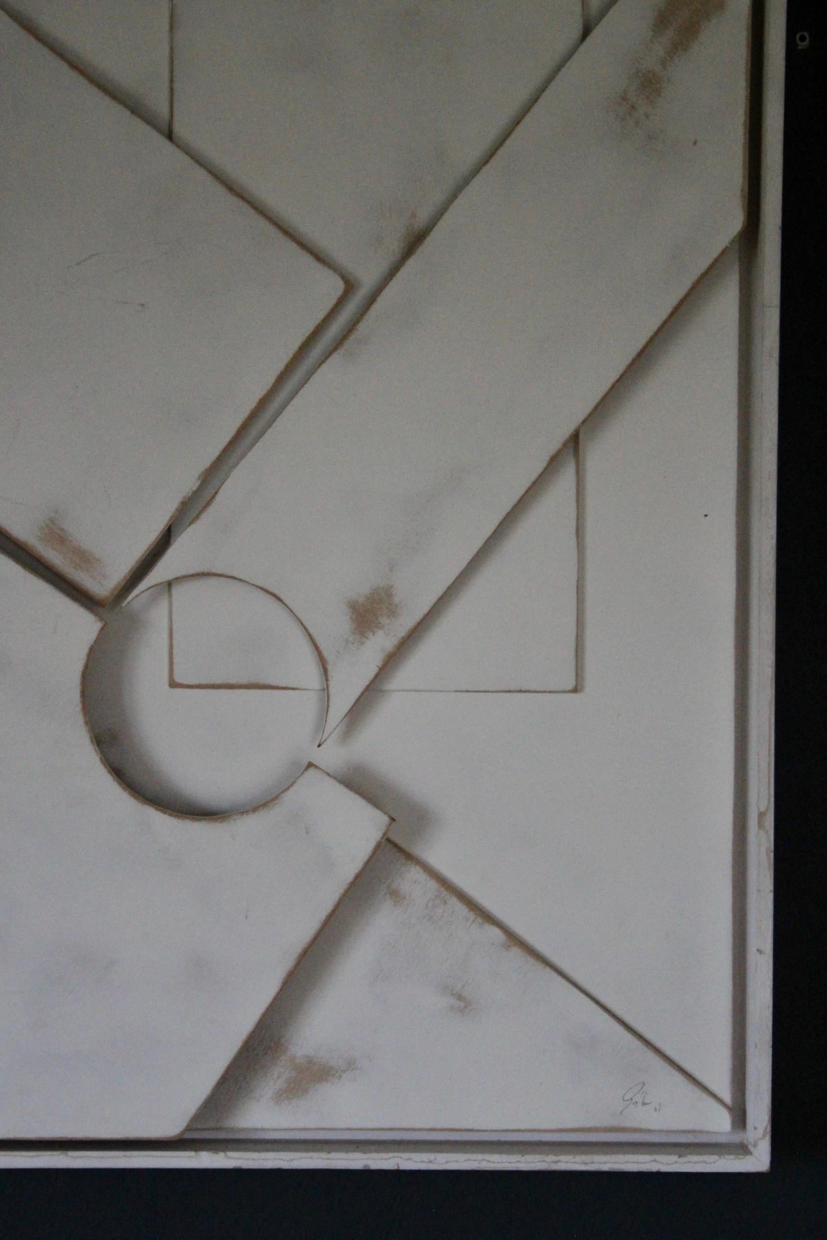 Scultura decorativa in legno dipinta a parete In condizioni buone a grand Lancy, CH