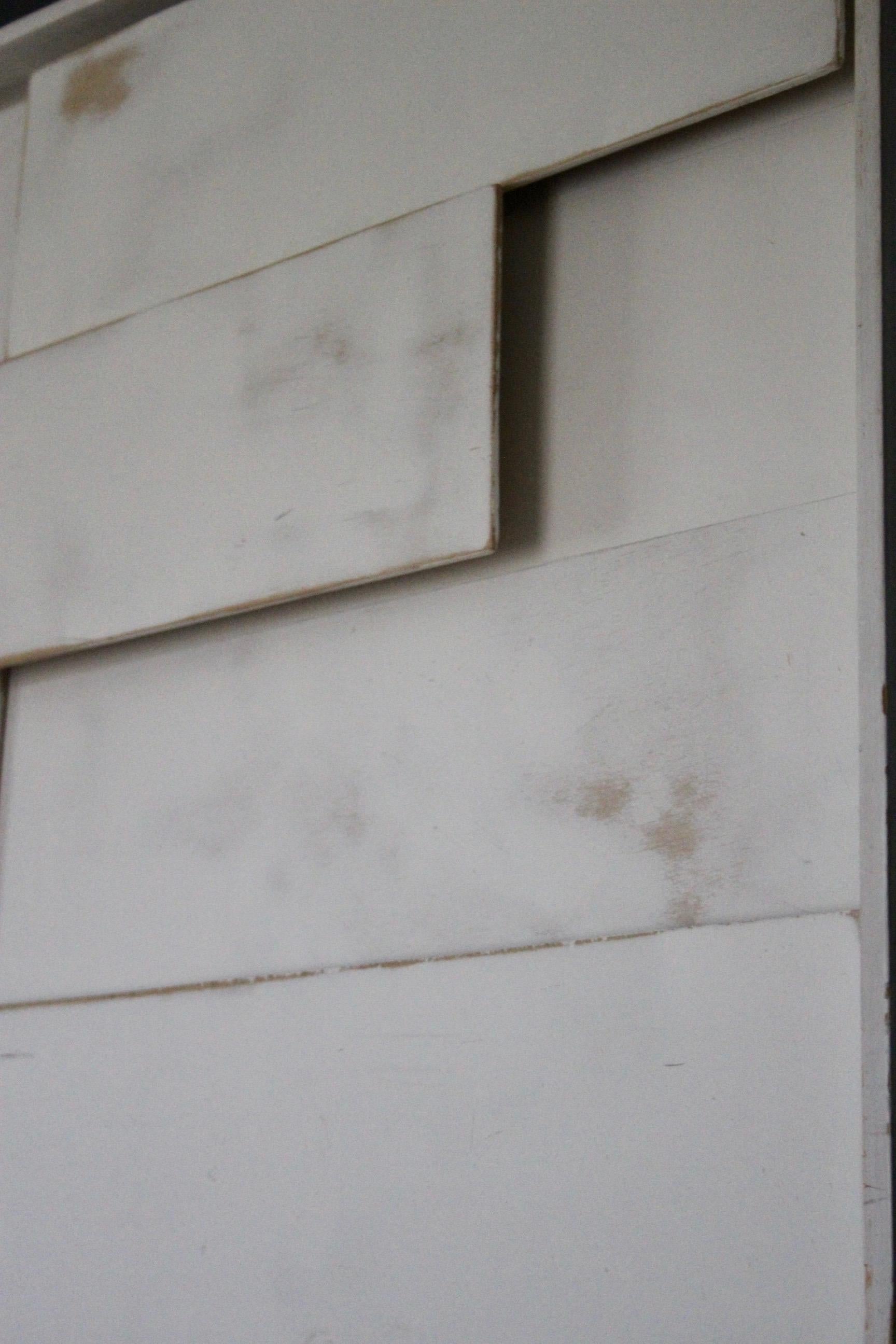 XXI secolo e contemporaneo Scultura decorativa in legno dipinta a parete