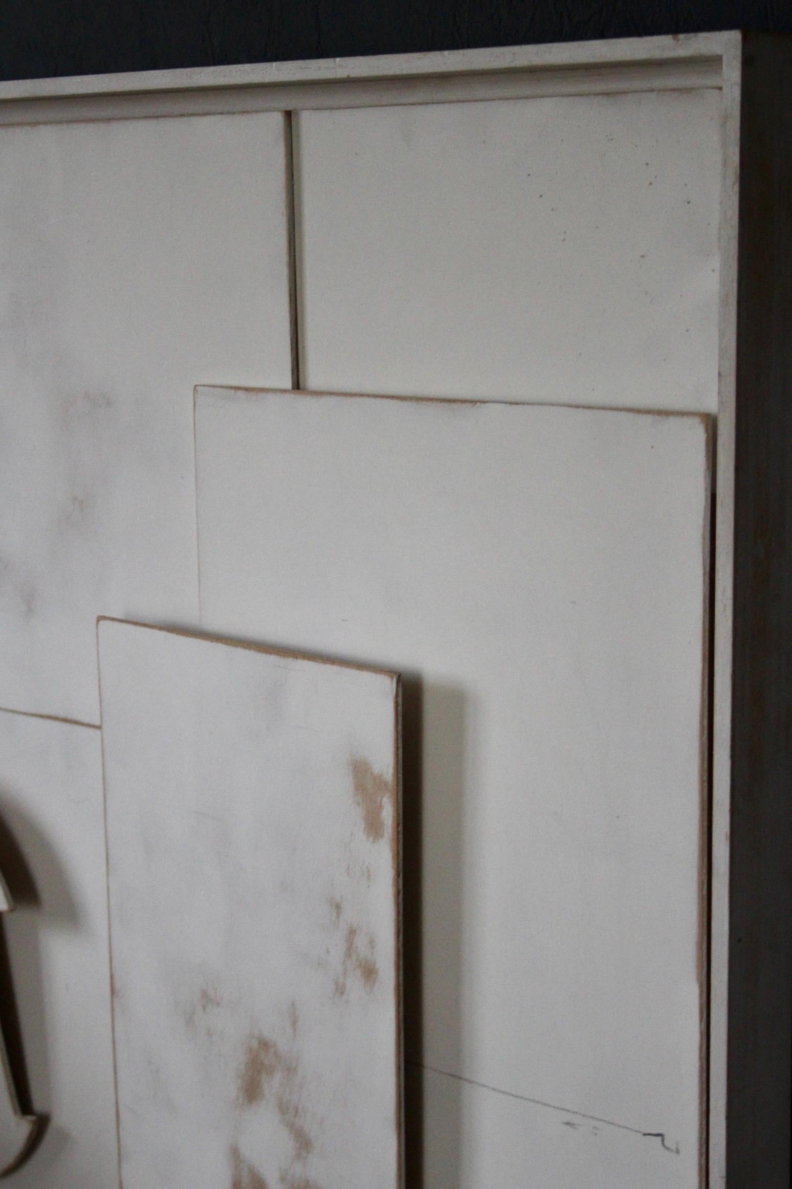 Wood Wall wood painted decorative sculpture