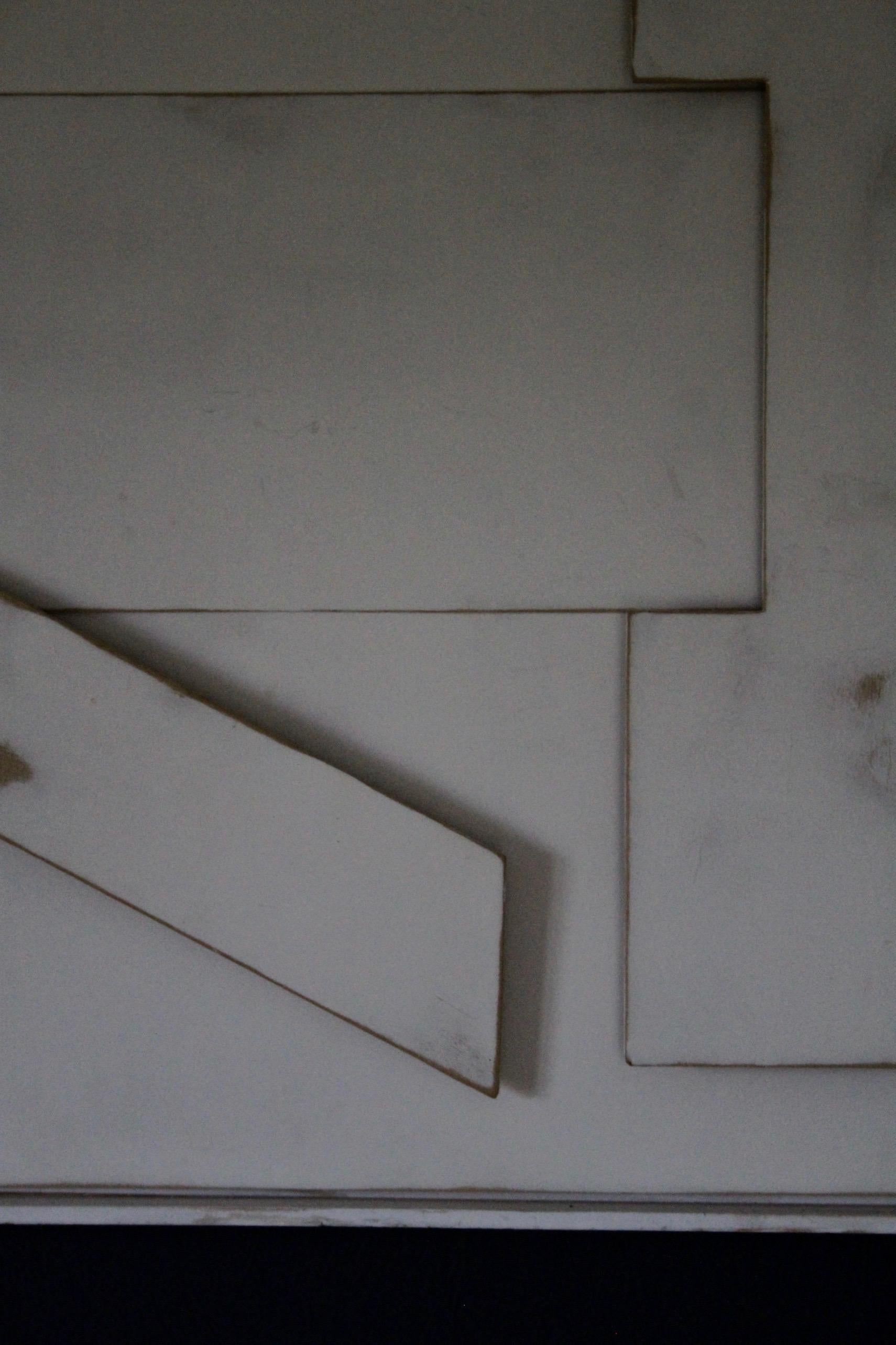 Wood Wall wood painted decorative sculpture