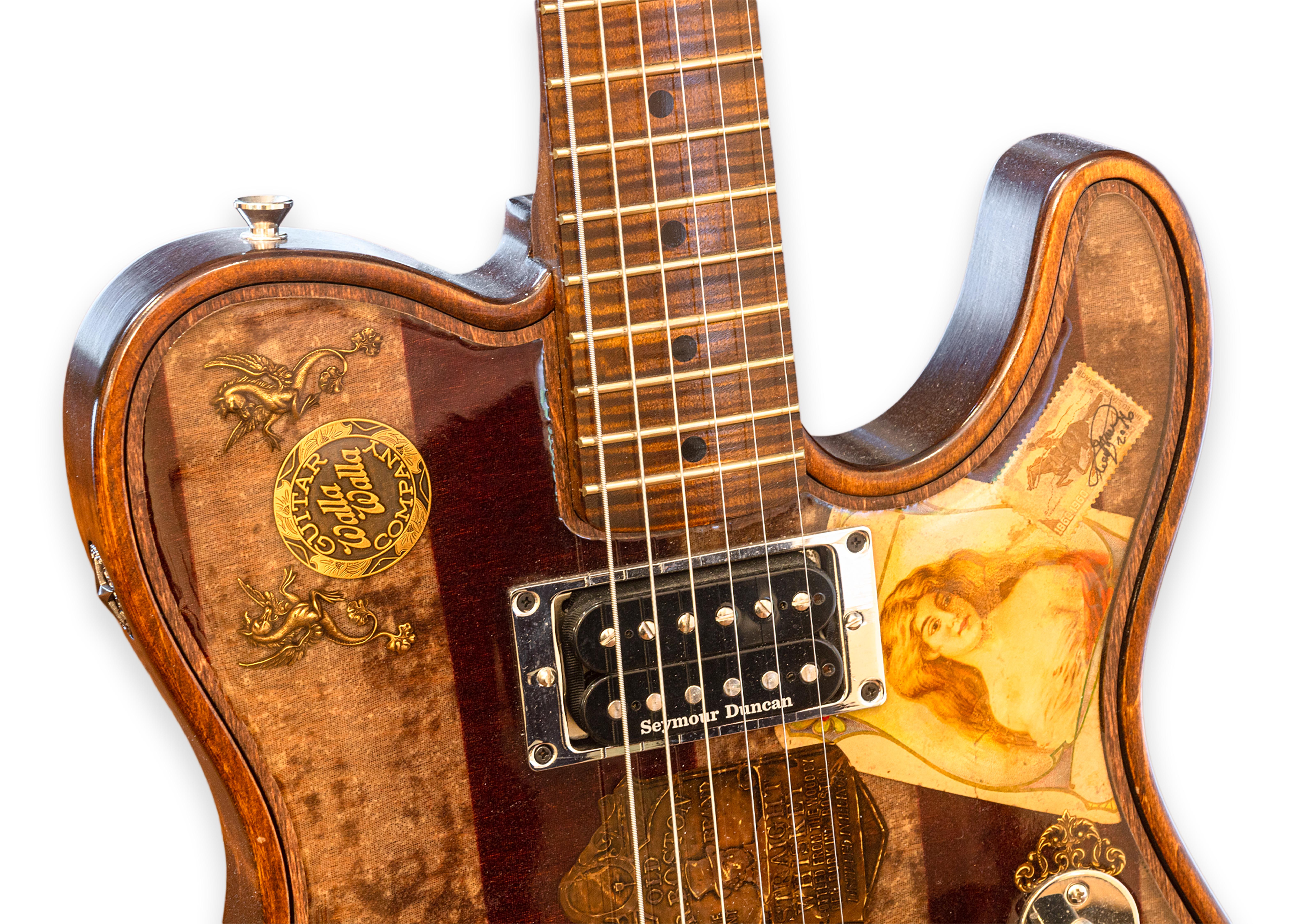 Walla Walla Guitar Company - Guitare électrique customisée AT&T, Washington en vente 1