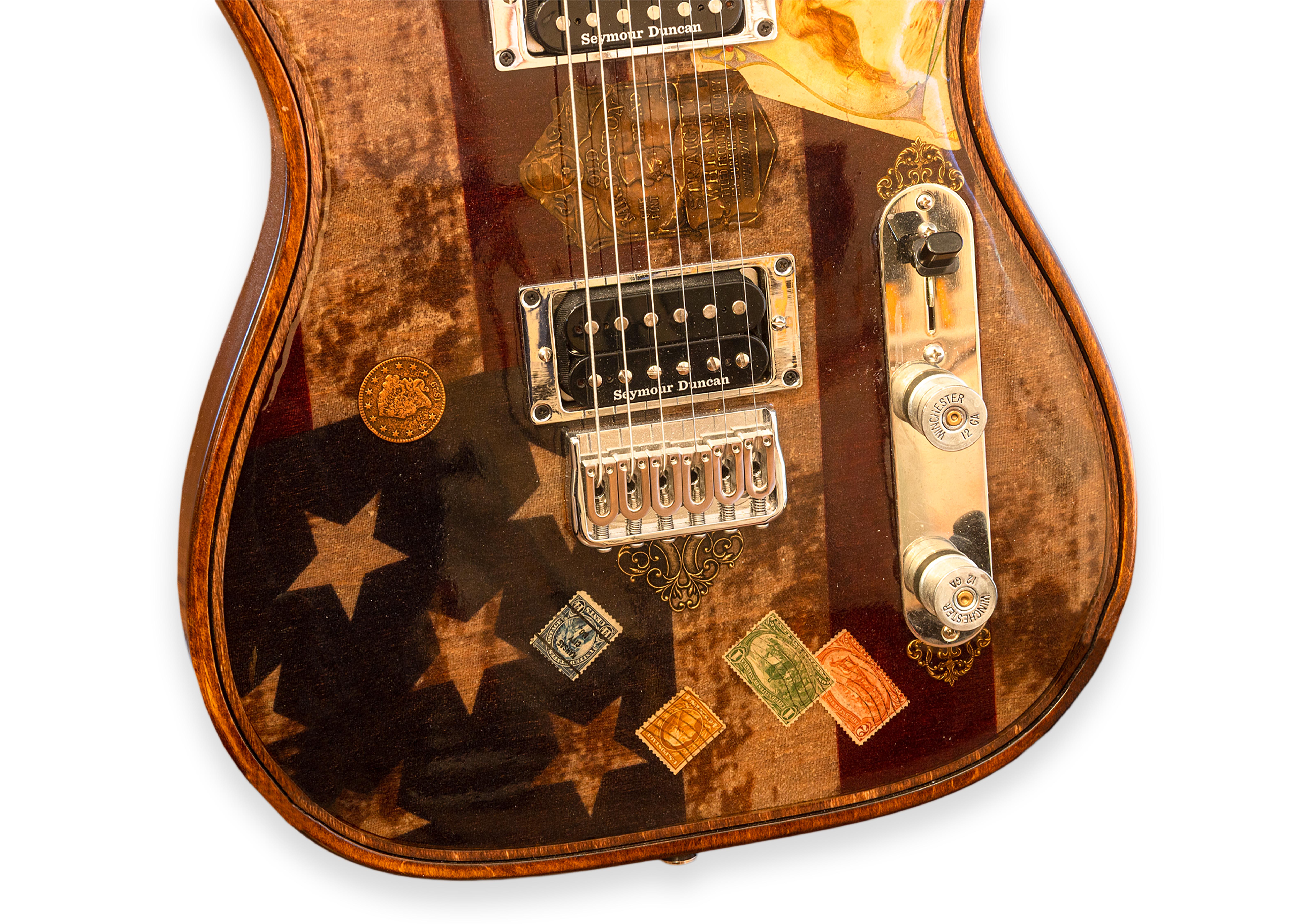 Walla Walla Guitar Company - Guitare électrique customisée AT&T, Washington en vente 2